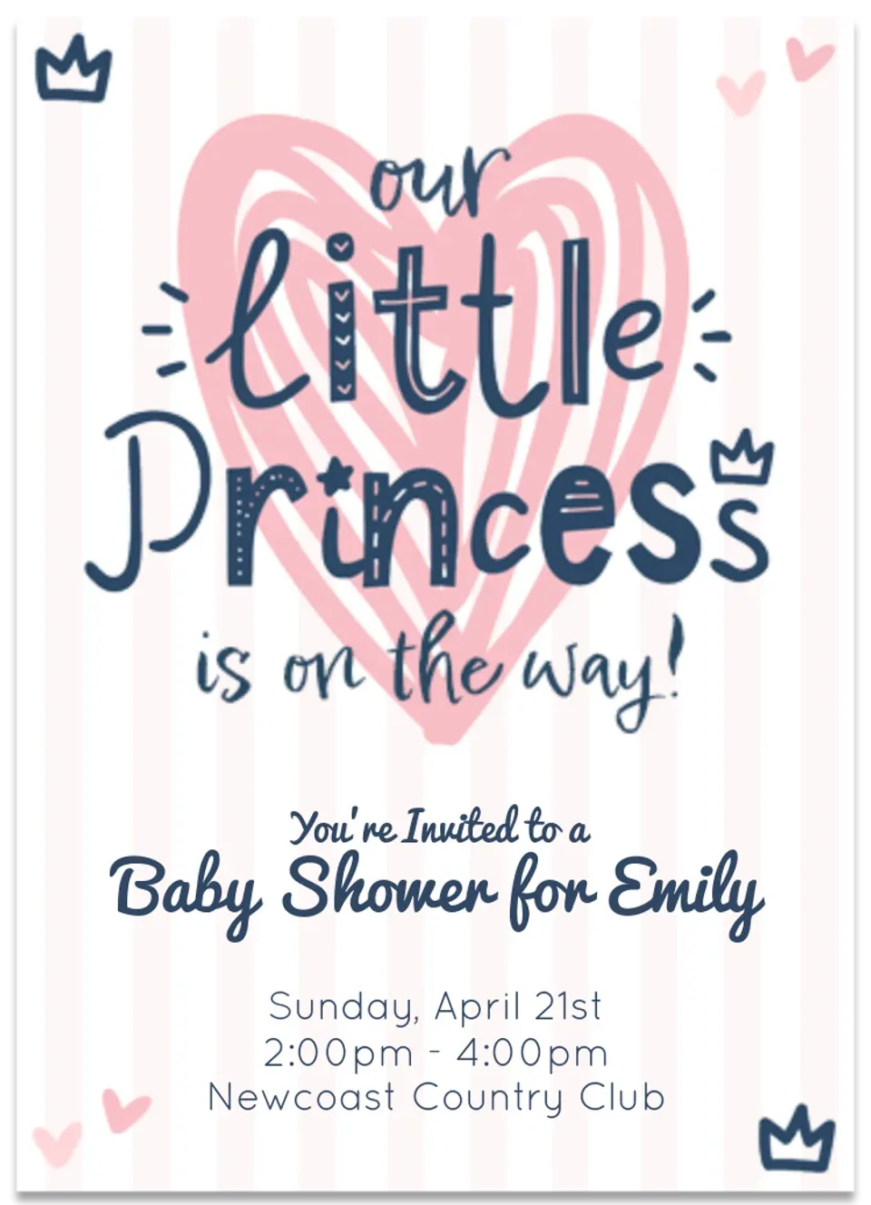 Little Princess card