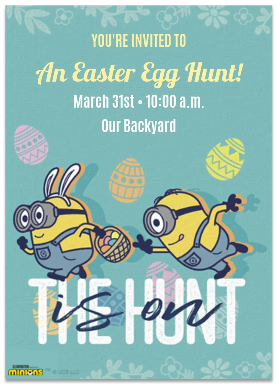 Minions | Easter card