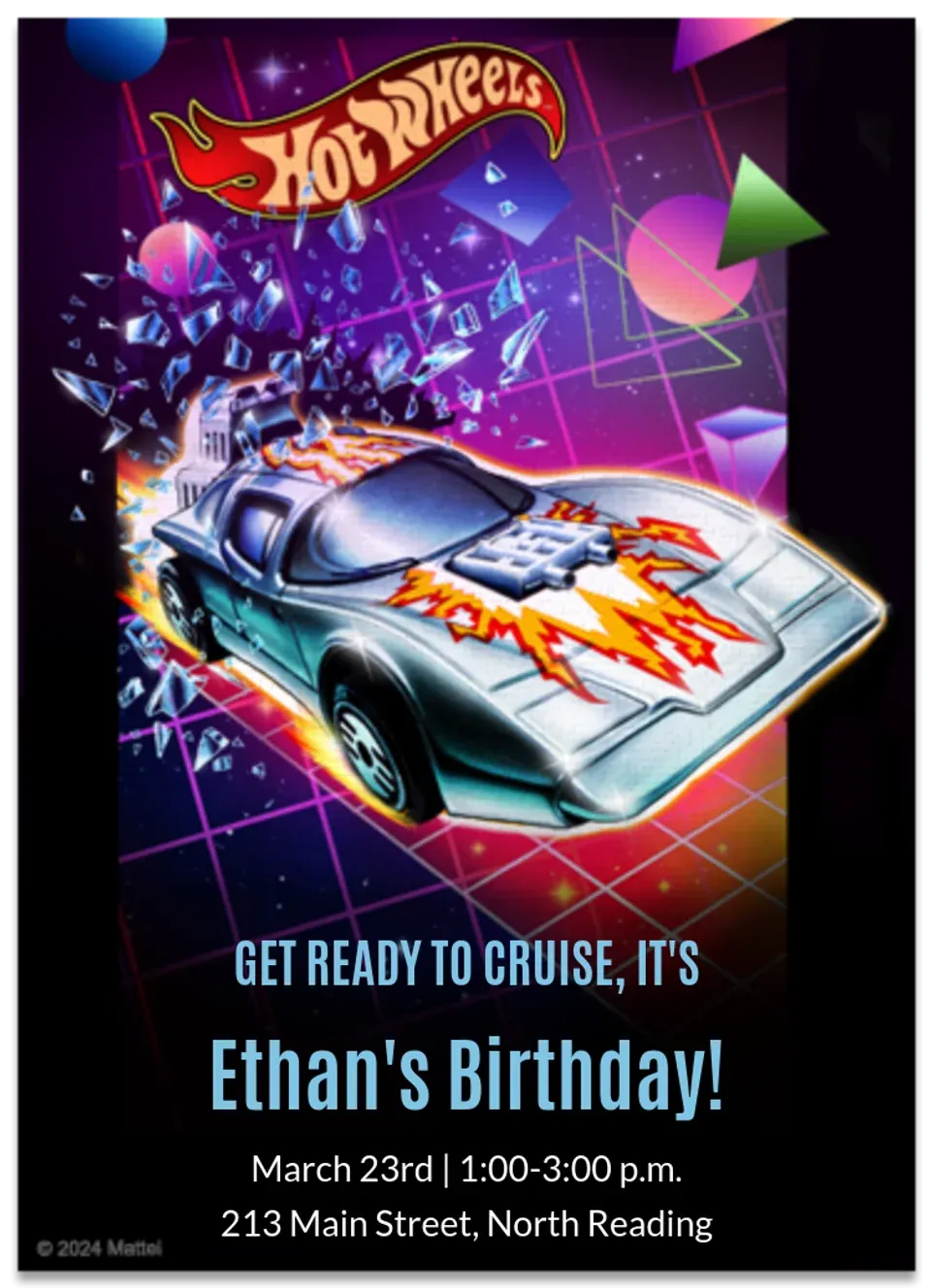 Hot Wheels - Vintage card