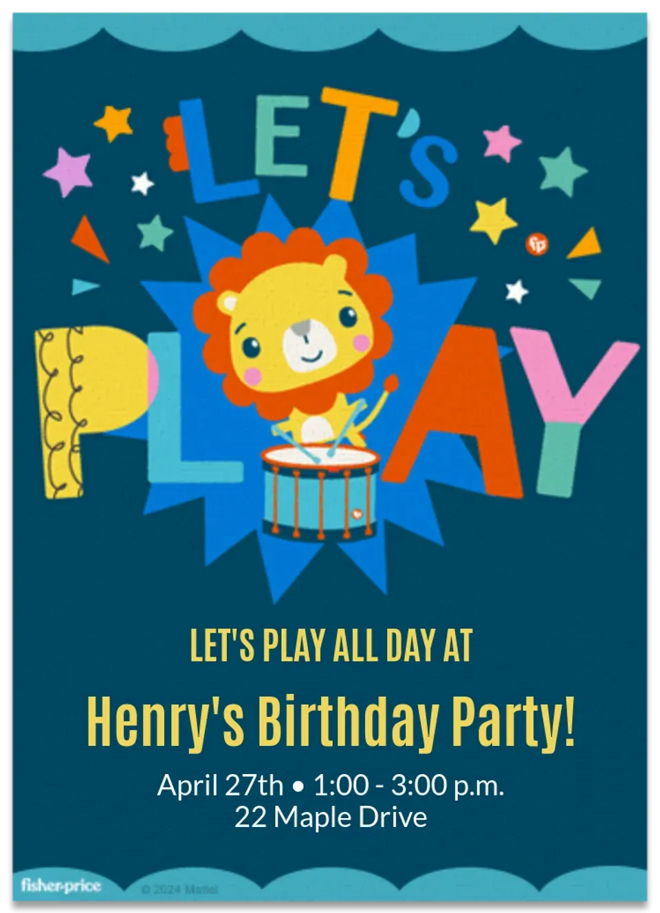 Fisher-Price | Let's Play card