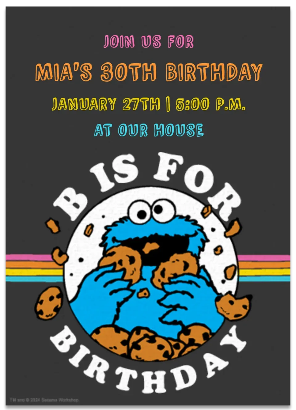 Cookie Monster Classic card