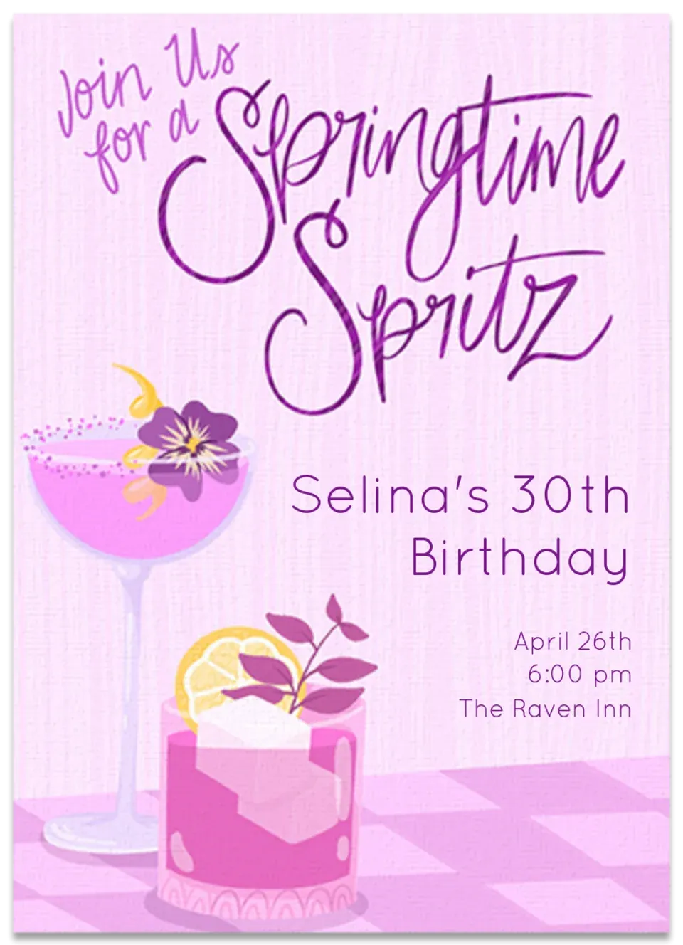 Springtime Spritz card