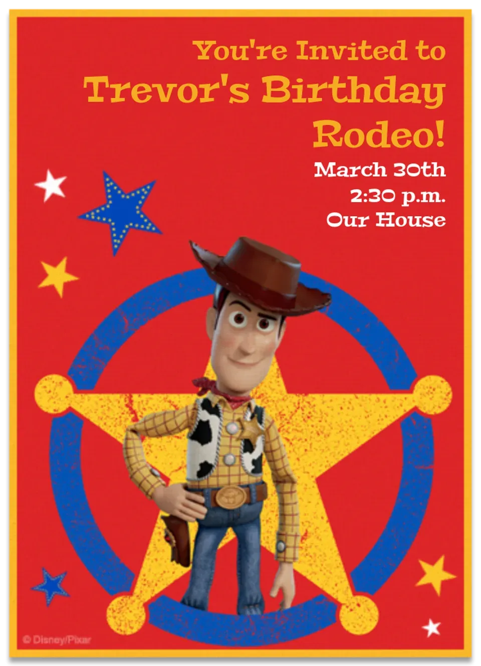 Toy Story | Woody card
