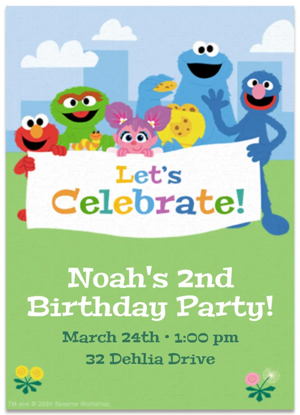 Sesame Street Group card