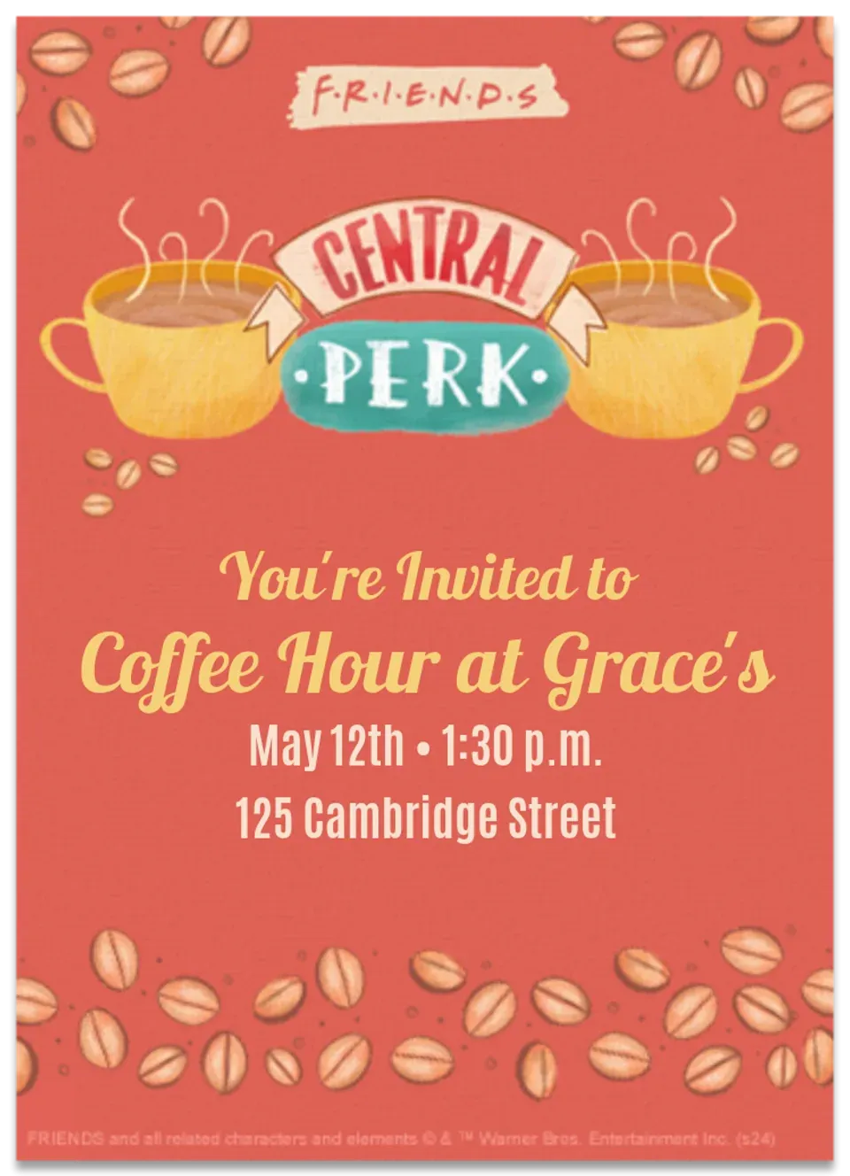 Friends | Central Perk card