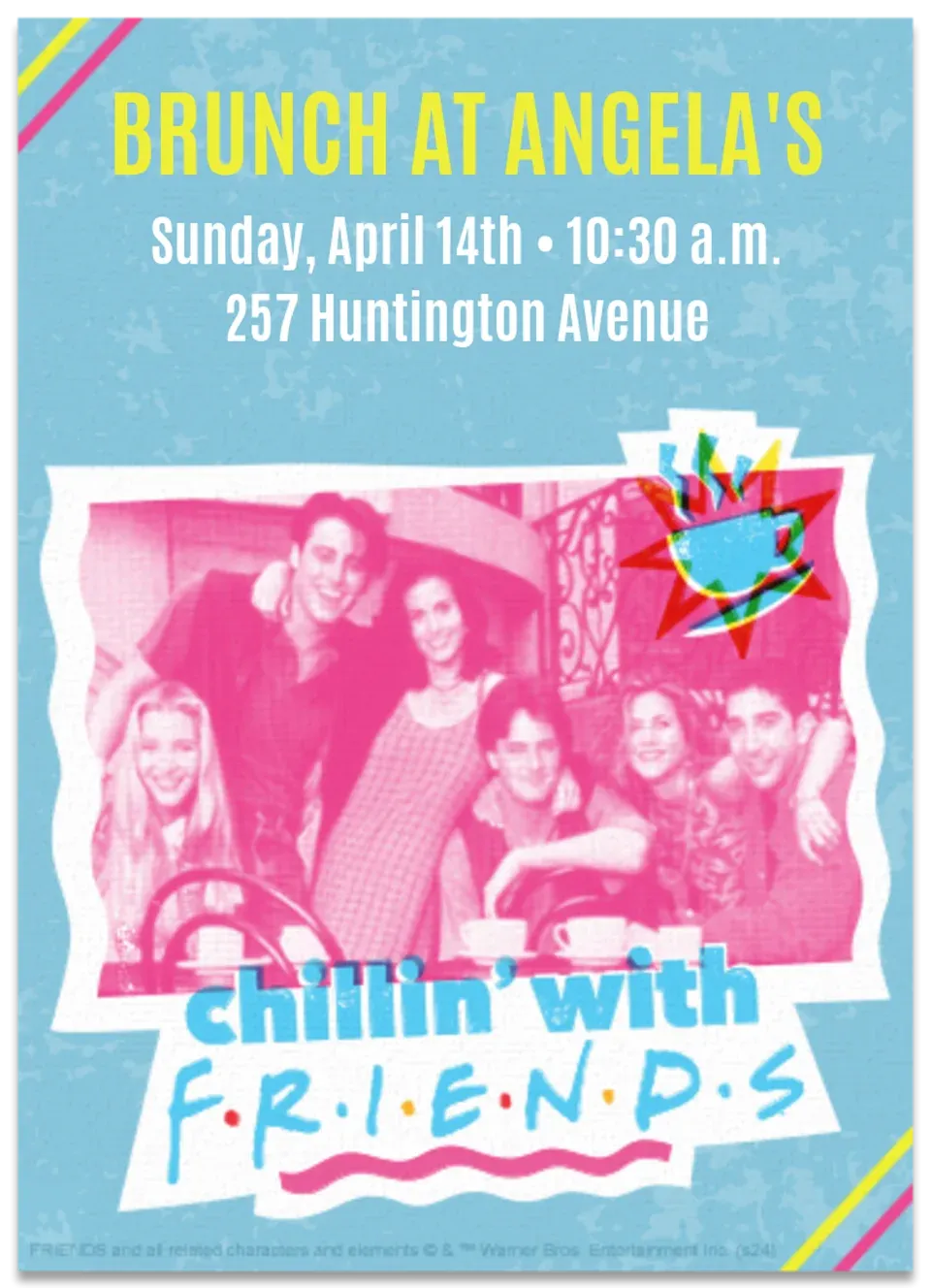 Friends | Retro card