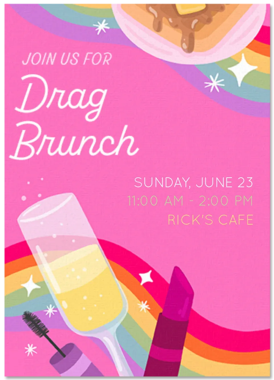 Drag Brunch card