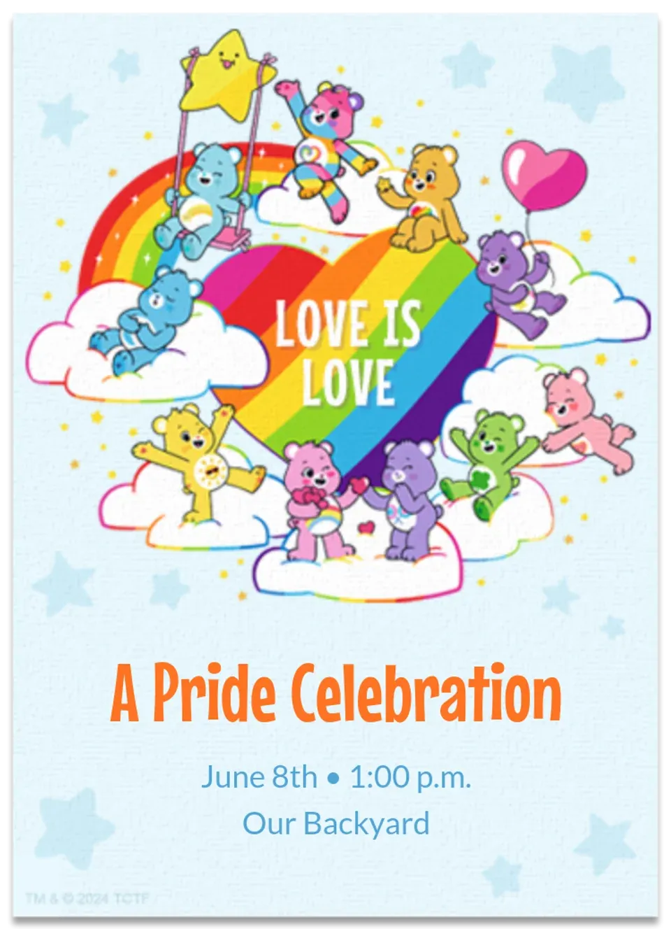 Care Bears | Pride card
