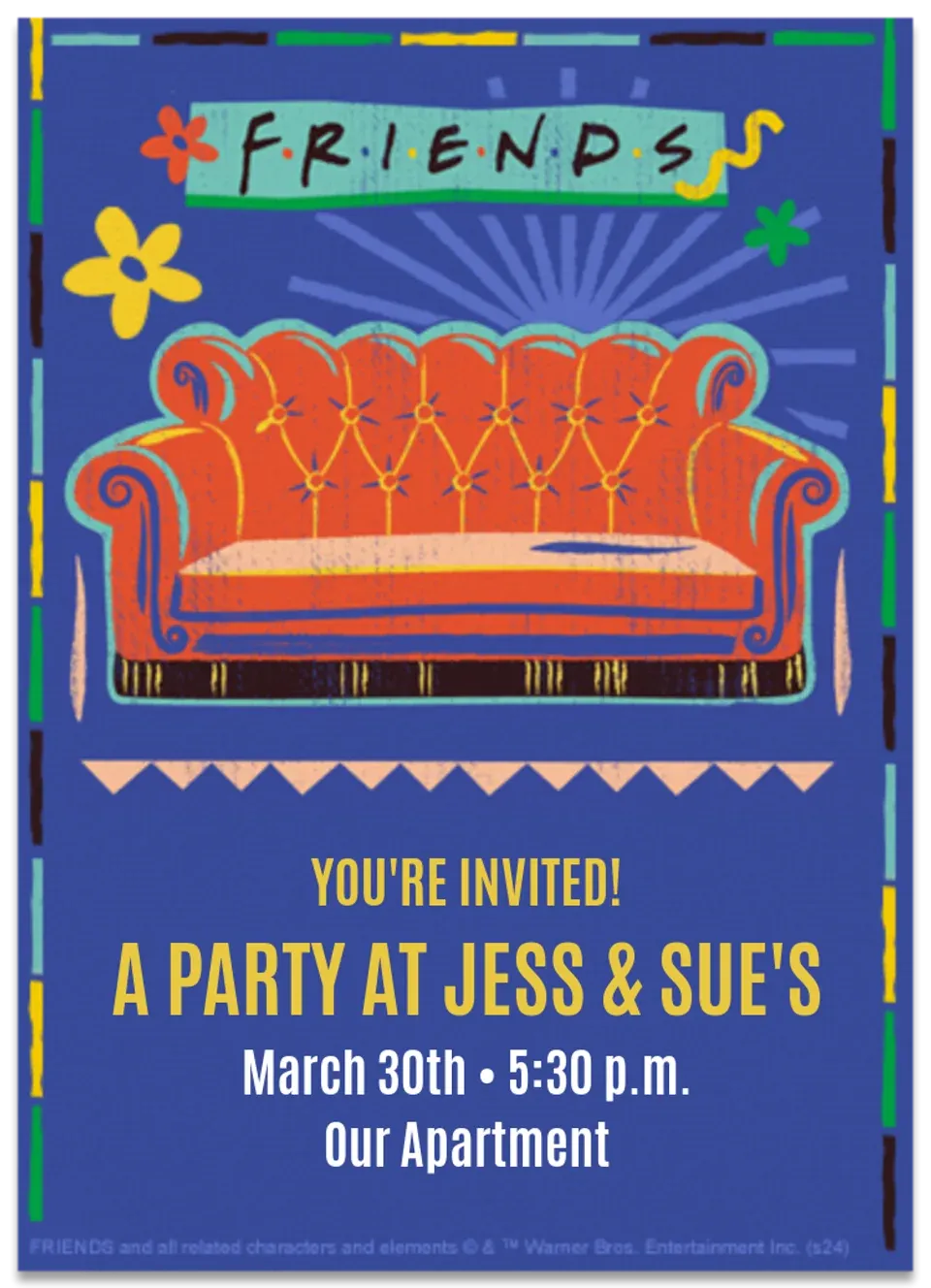 Friends | Couch card