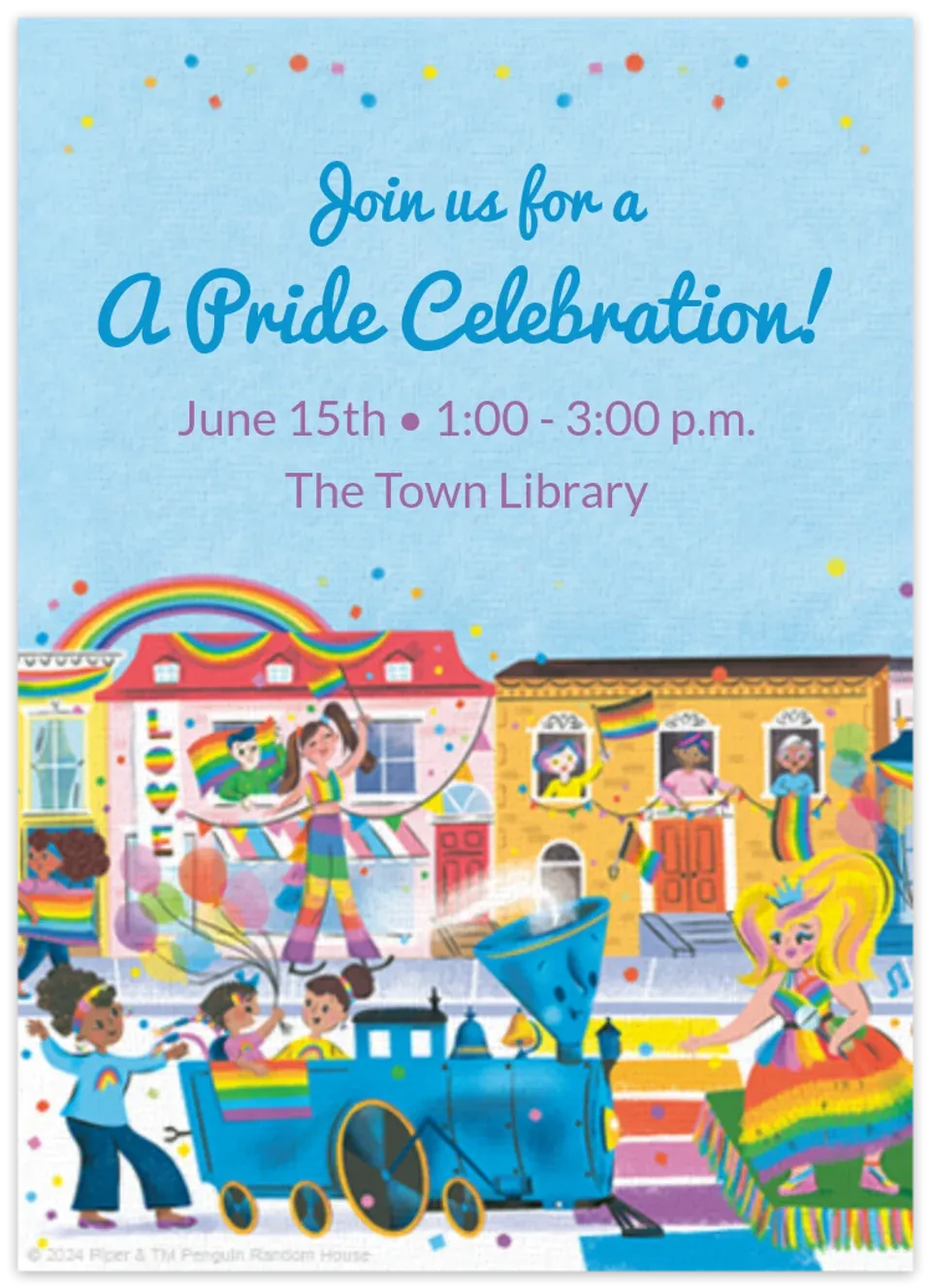 Little Engine Pride card