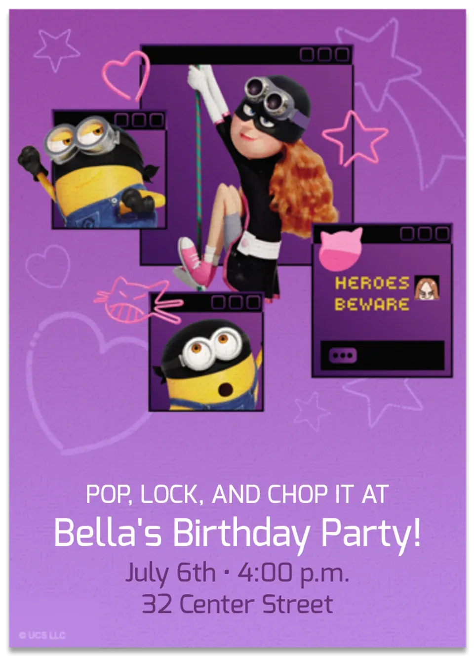 Despicable Me 4 | Poppy card