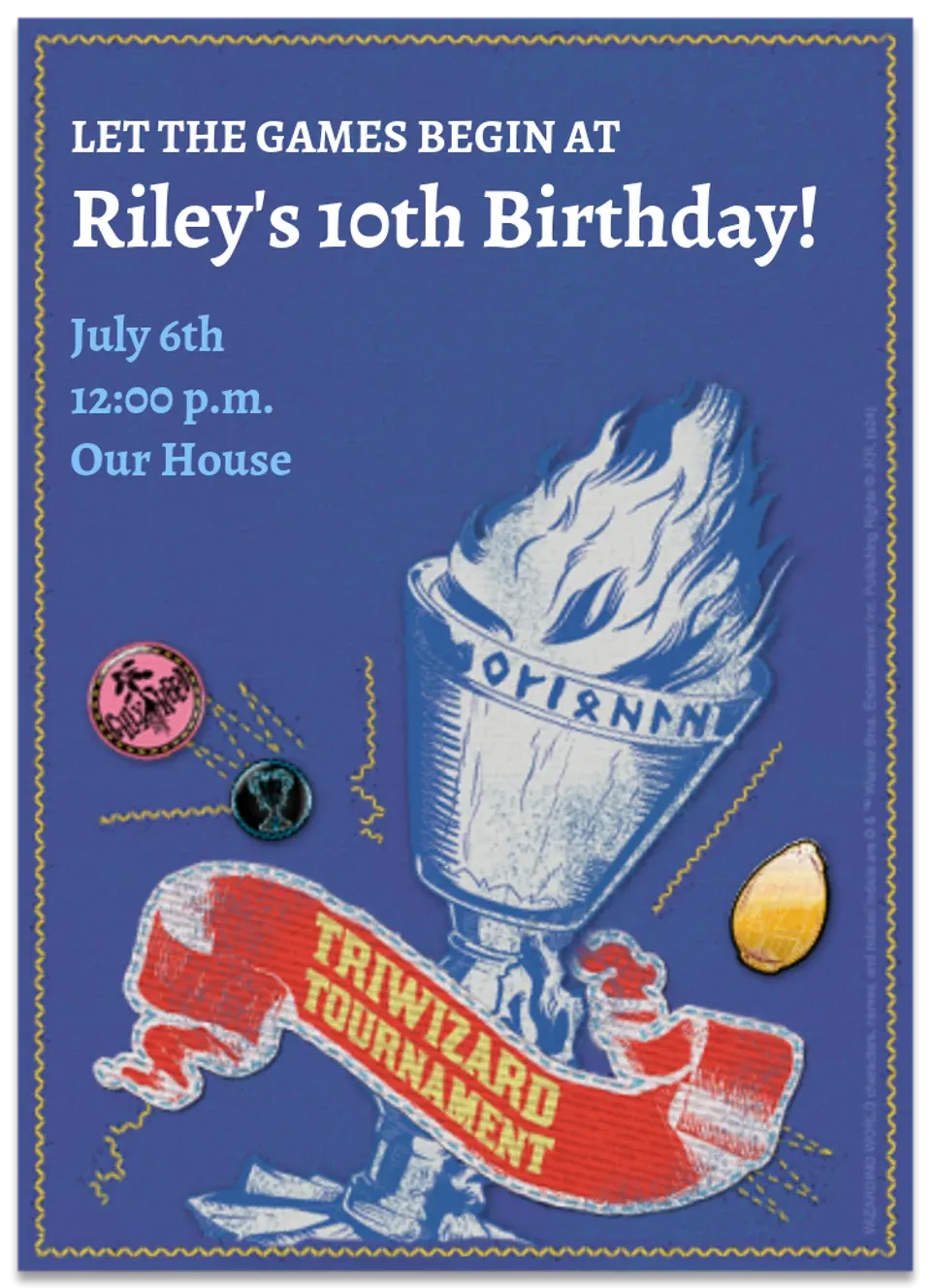 Harry Potter | Triwizard Tournament card