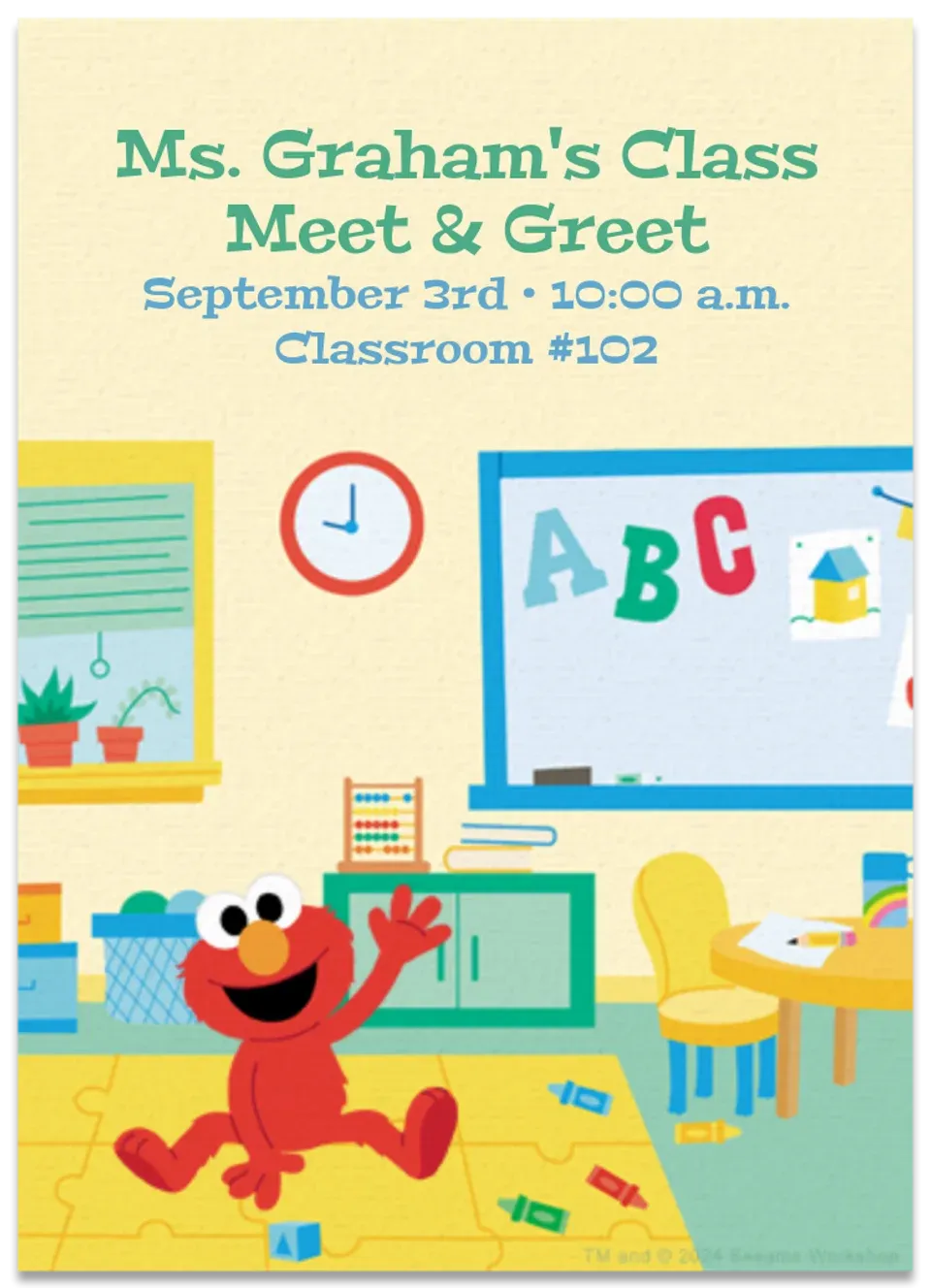 Sesame | Back to School card