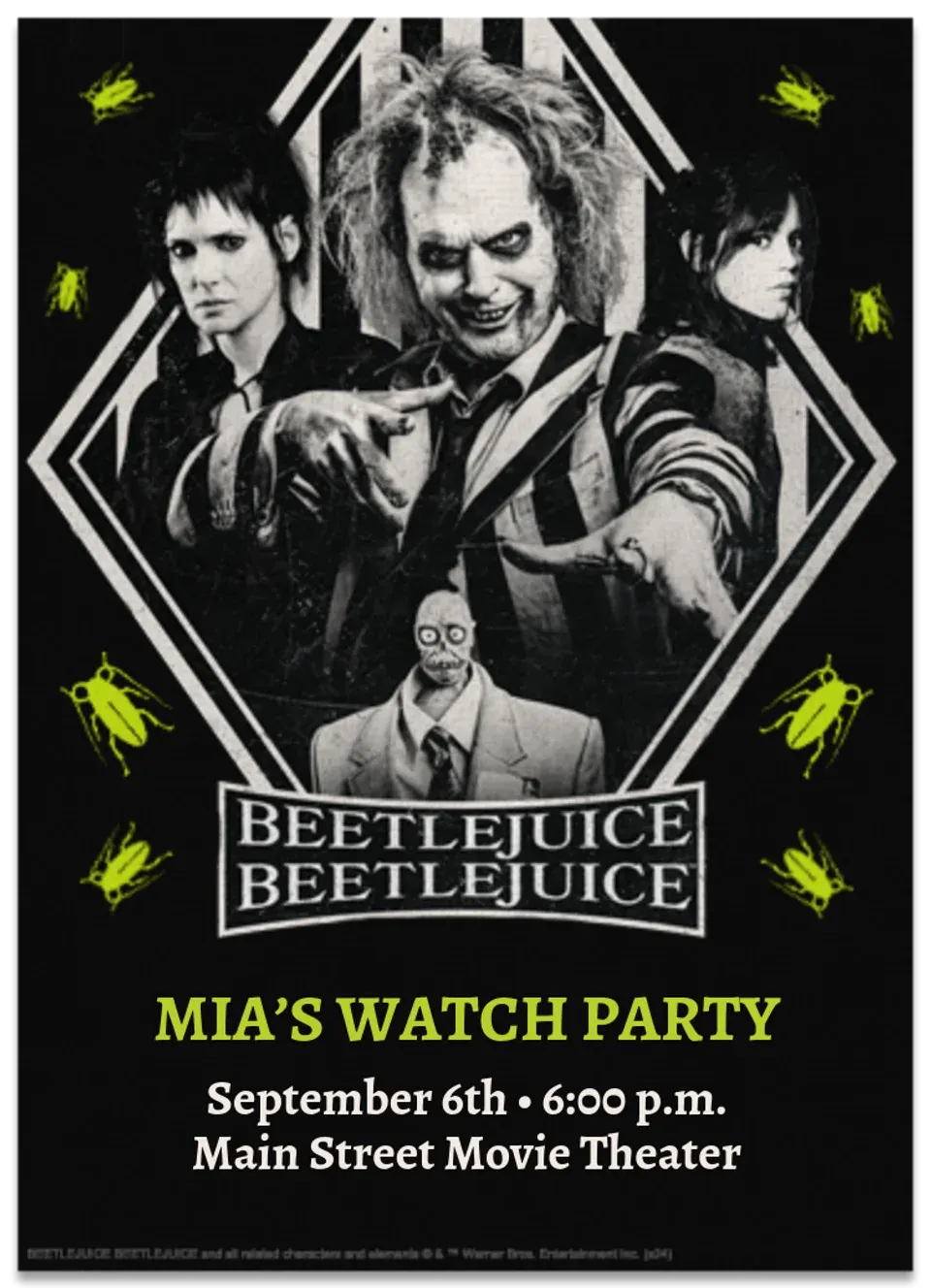 Beetlejuice Beetlejuice card