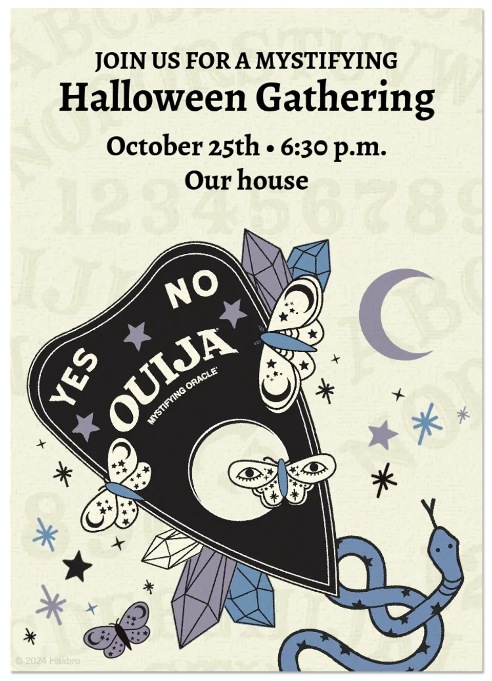 Ouija Mystic Whimsy card