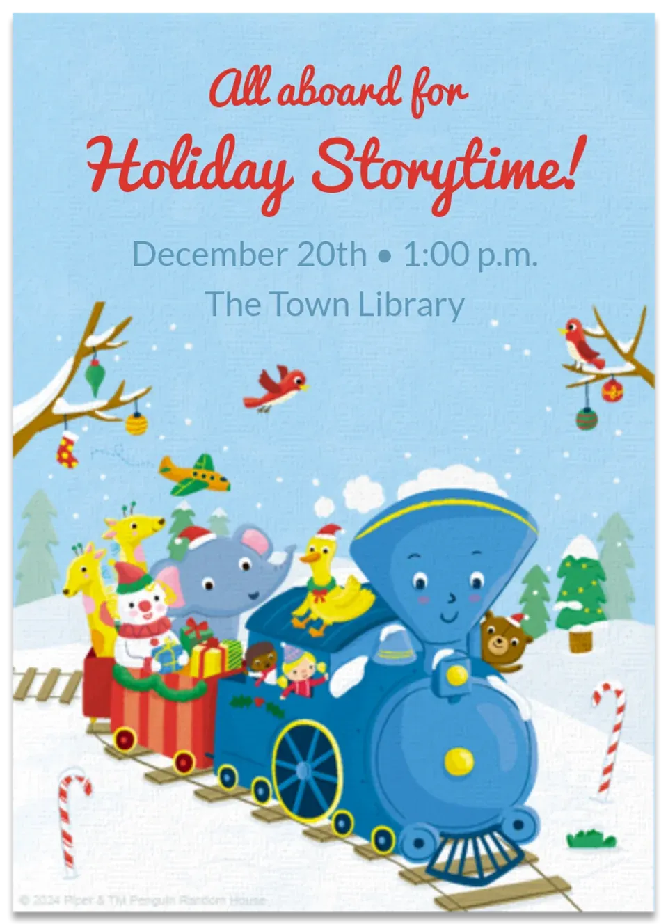 Little Engine Holiday card