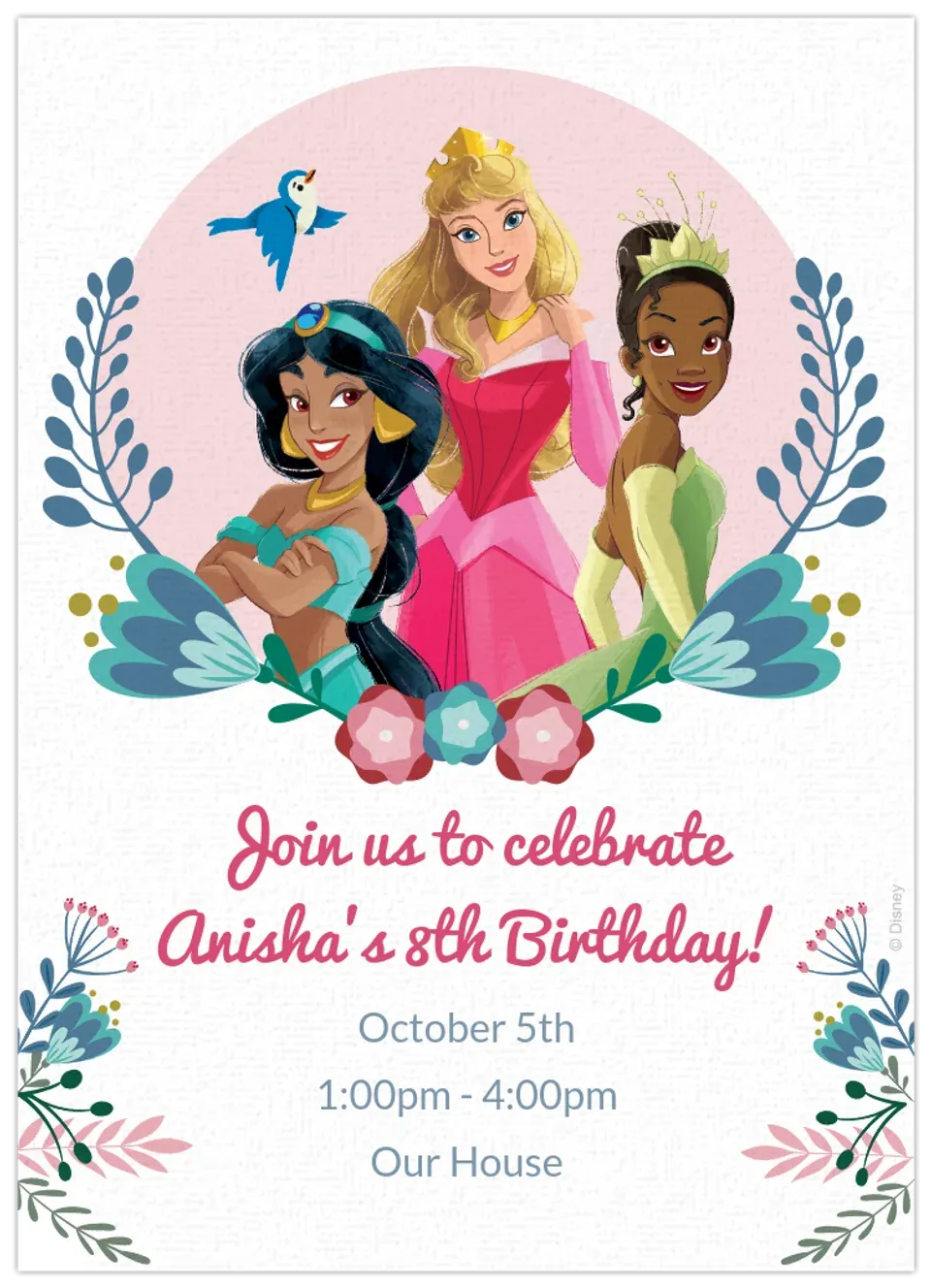 Princess Woodland Wonders card