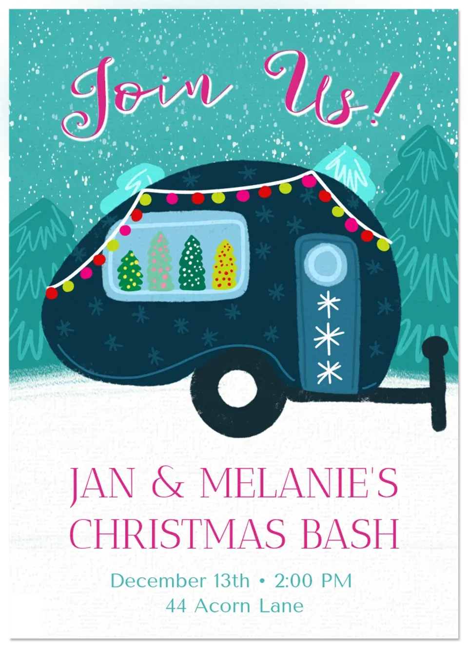 Christmas Camper card