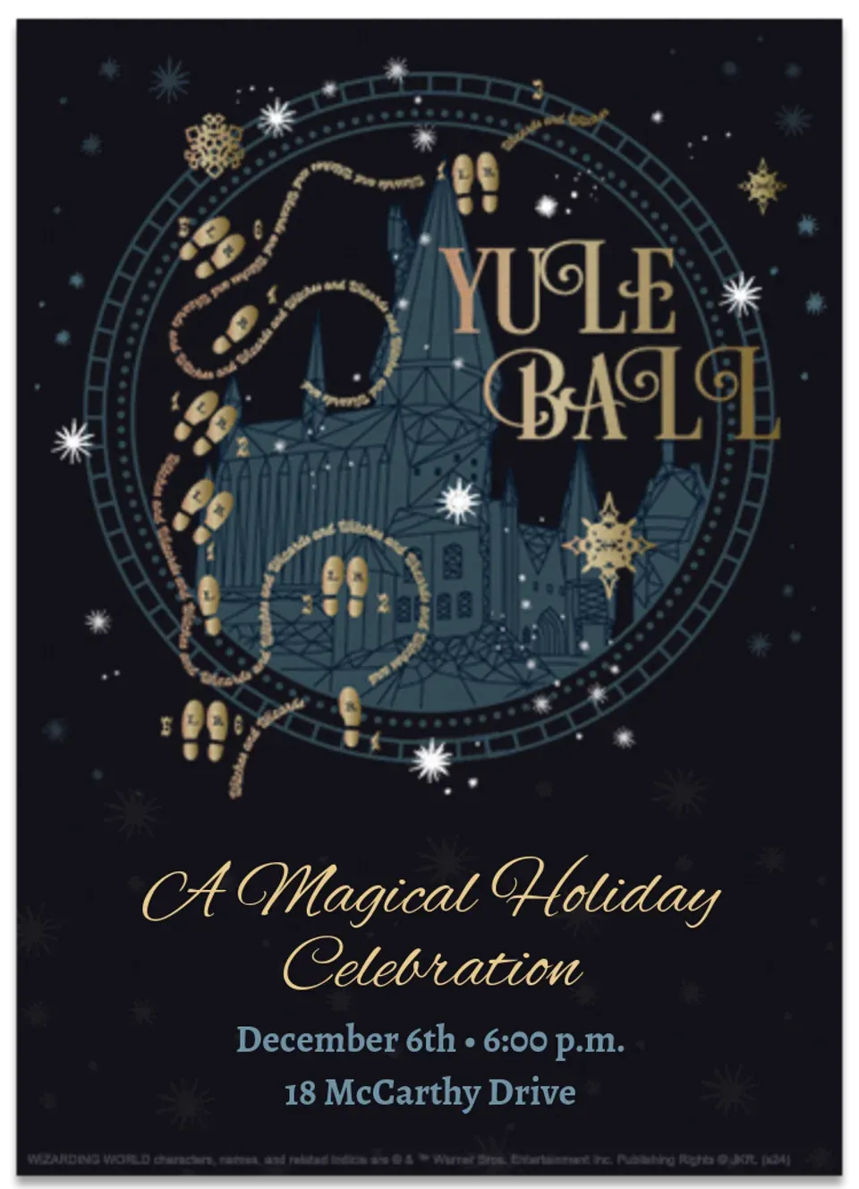 Harry Potter | Yule Ball card