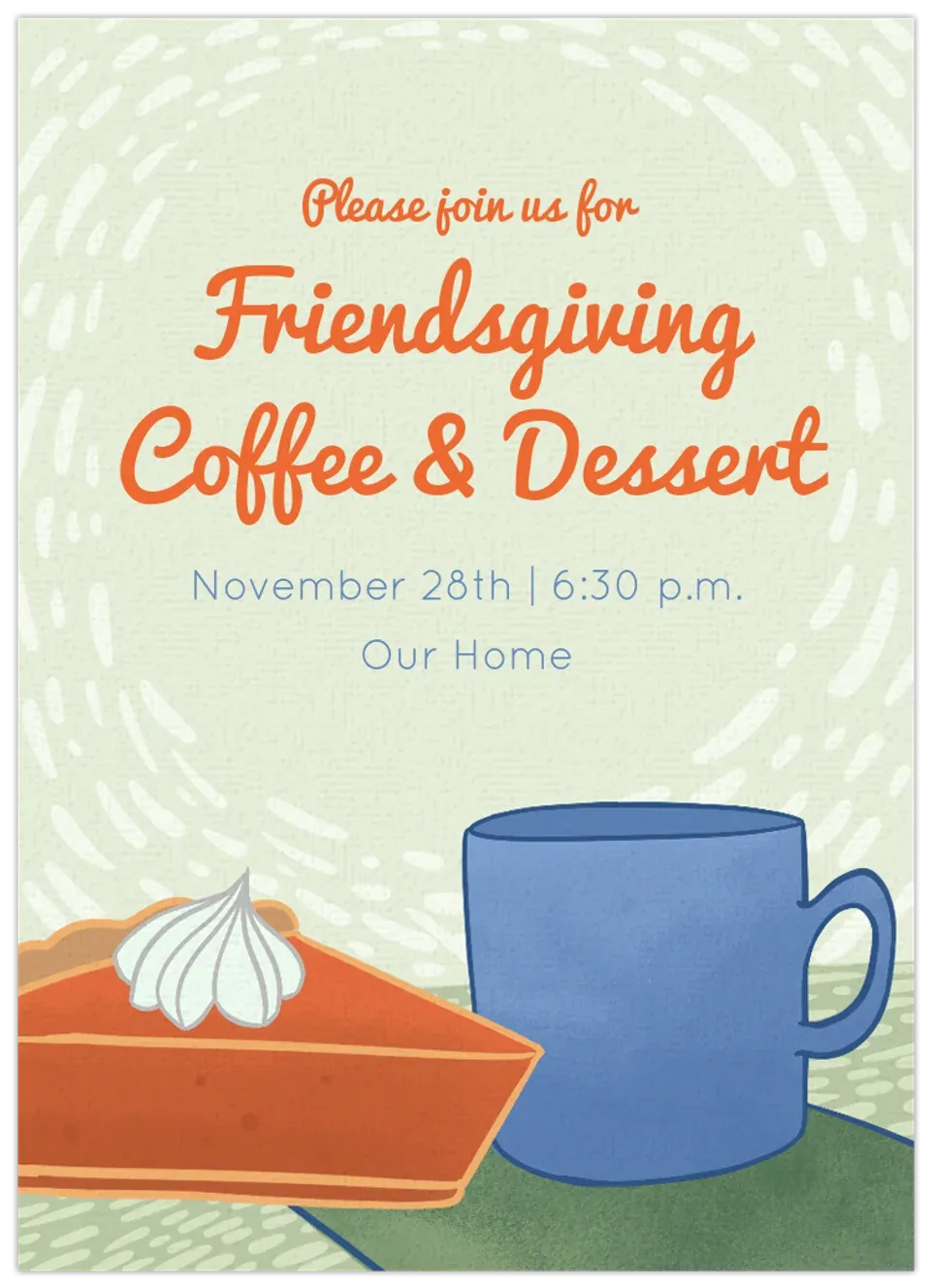 Friendsgiving Sweets card