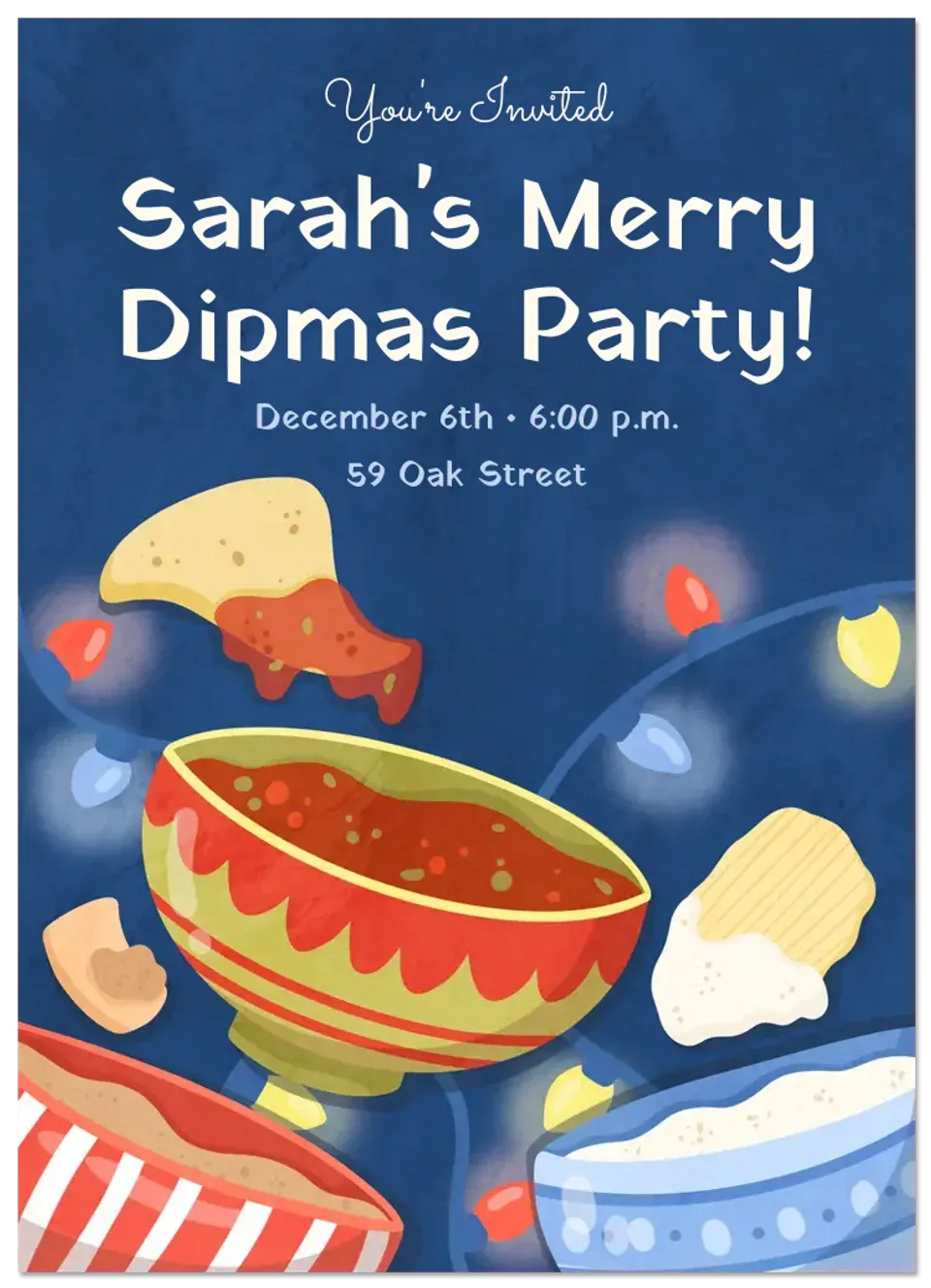 Merry Dipmas card