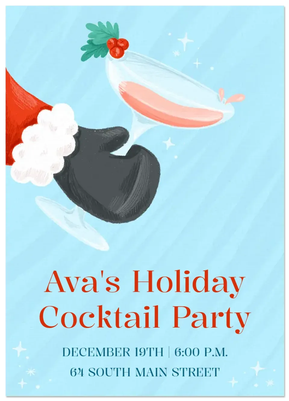 Holiday Spirits card