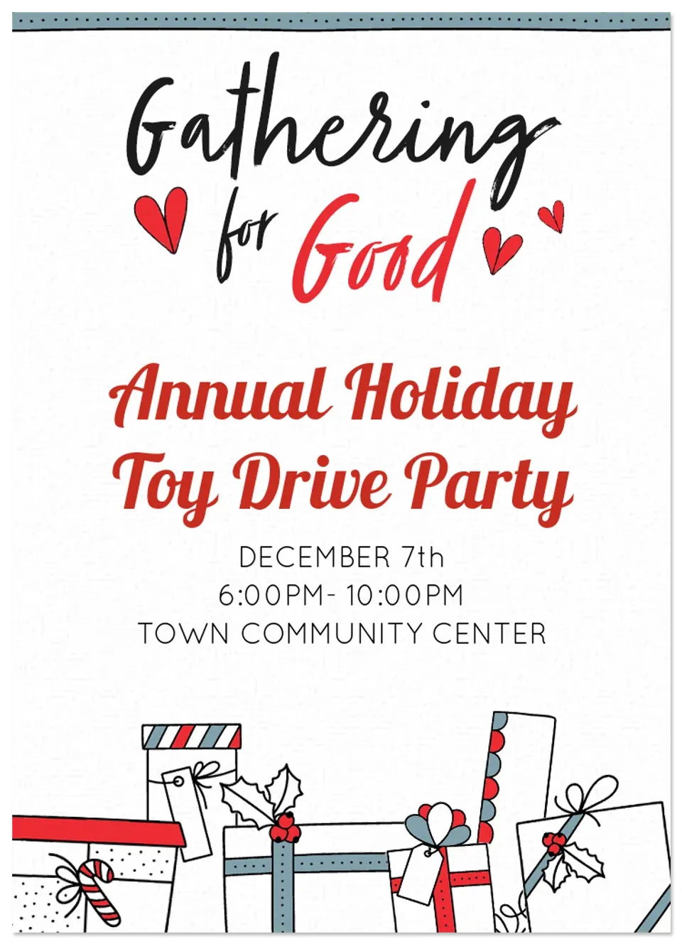 Gathering for Good card