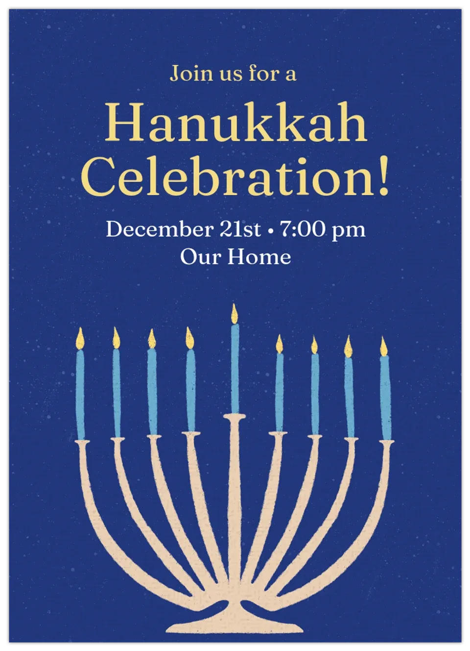 Hanukkah Simple card