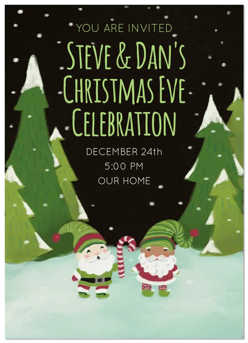 Christmas Gnomes card