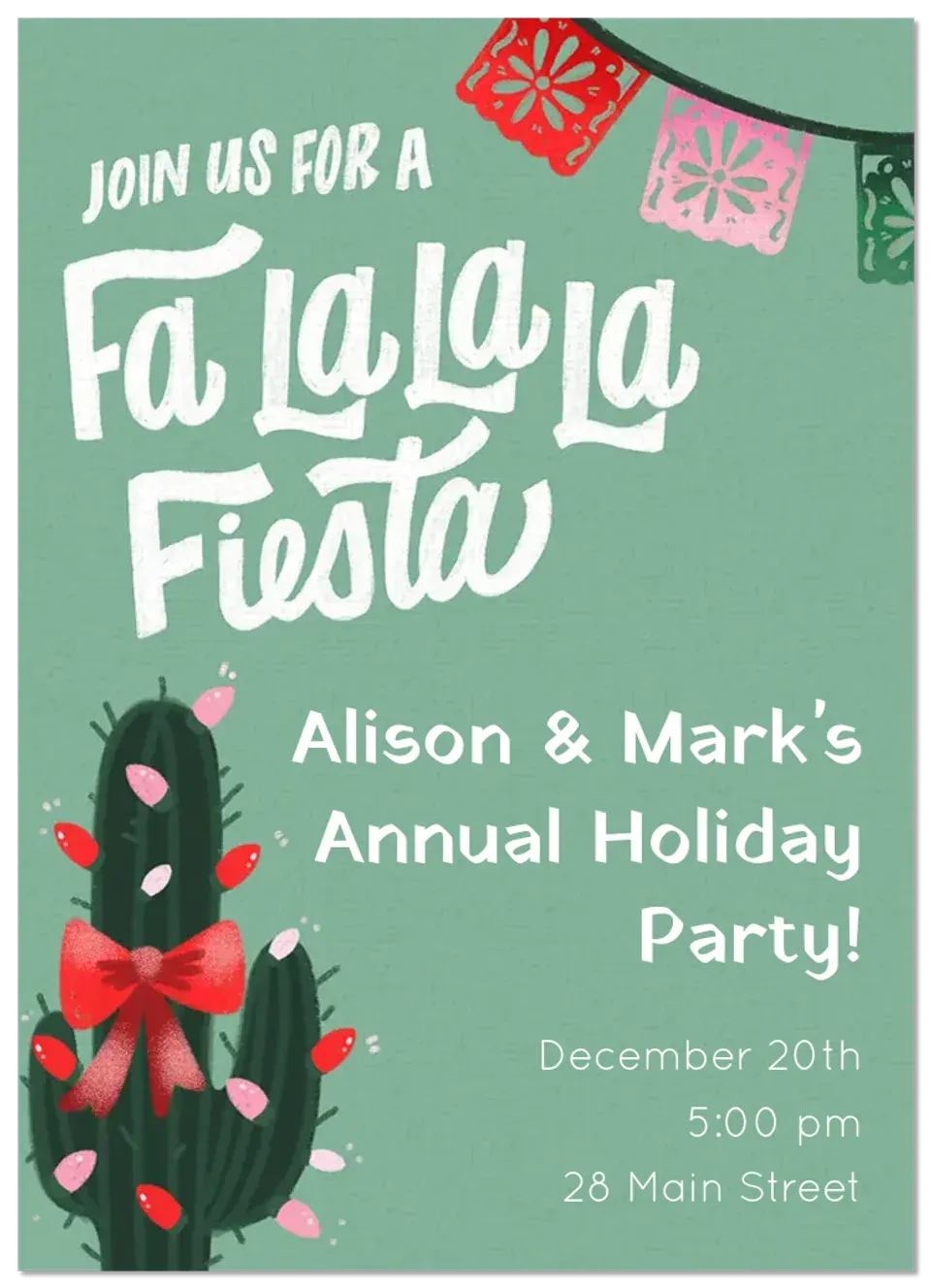 Holiday Fiesta card