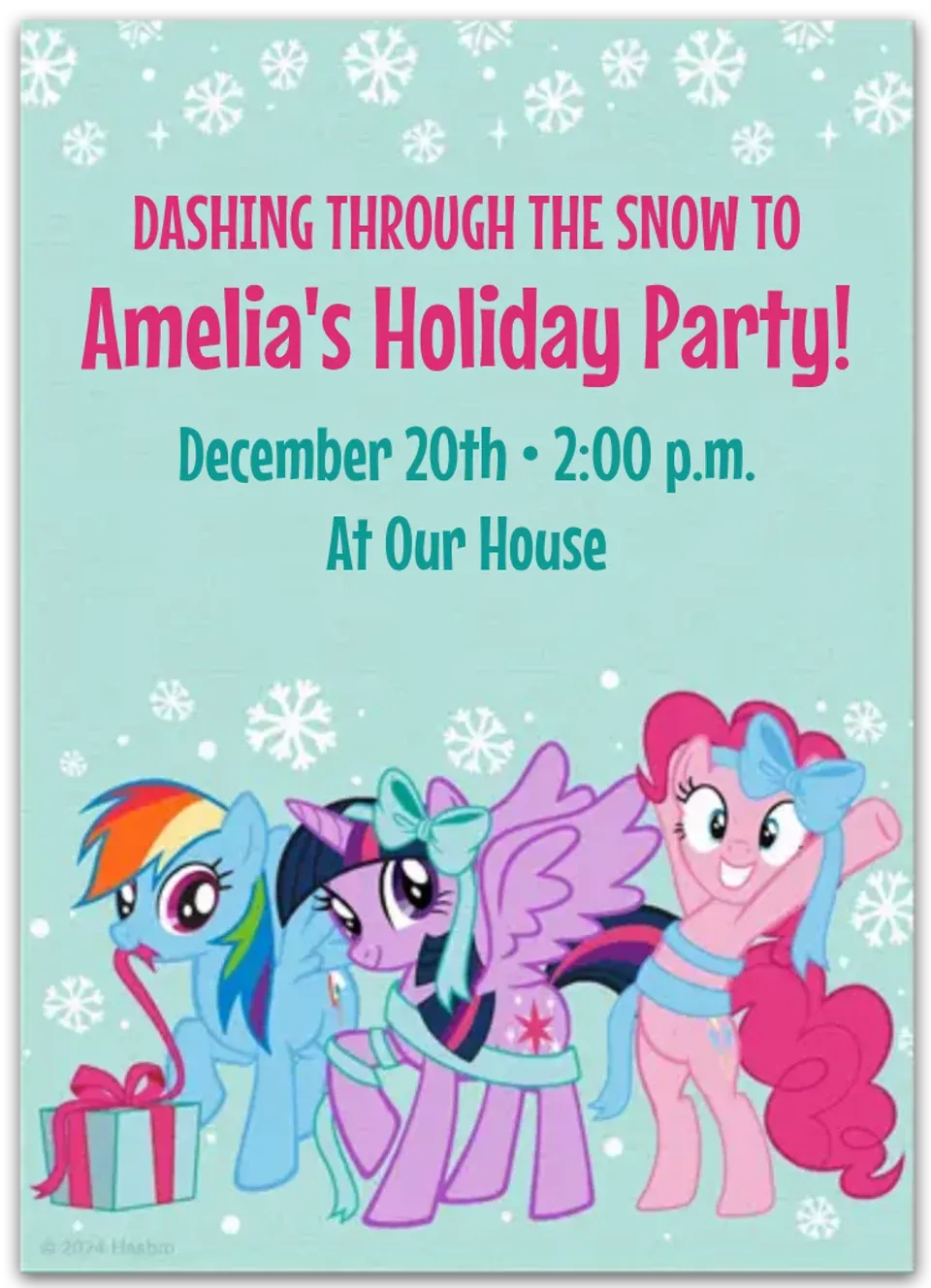 My Little Pony | Dashing Snow card