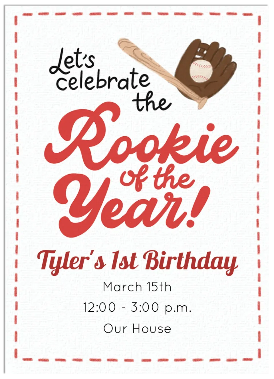 Rookie of the Year card
