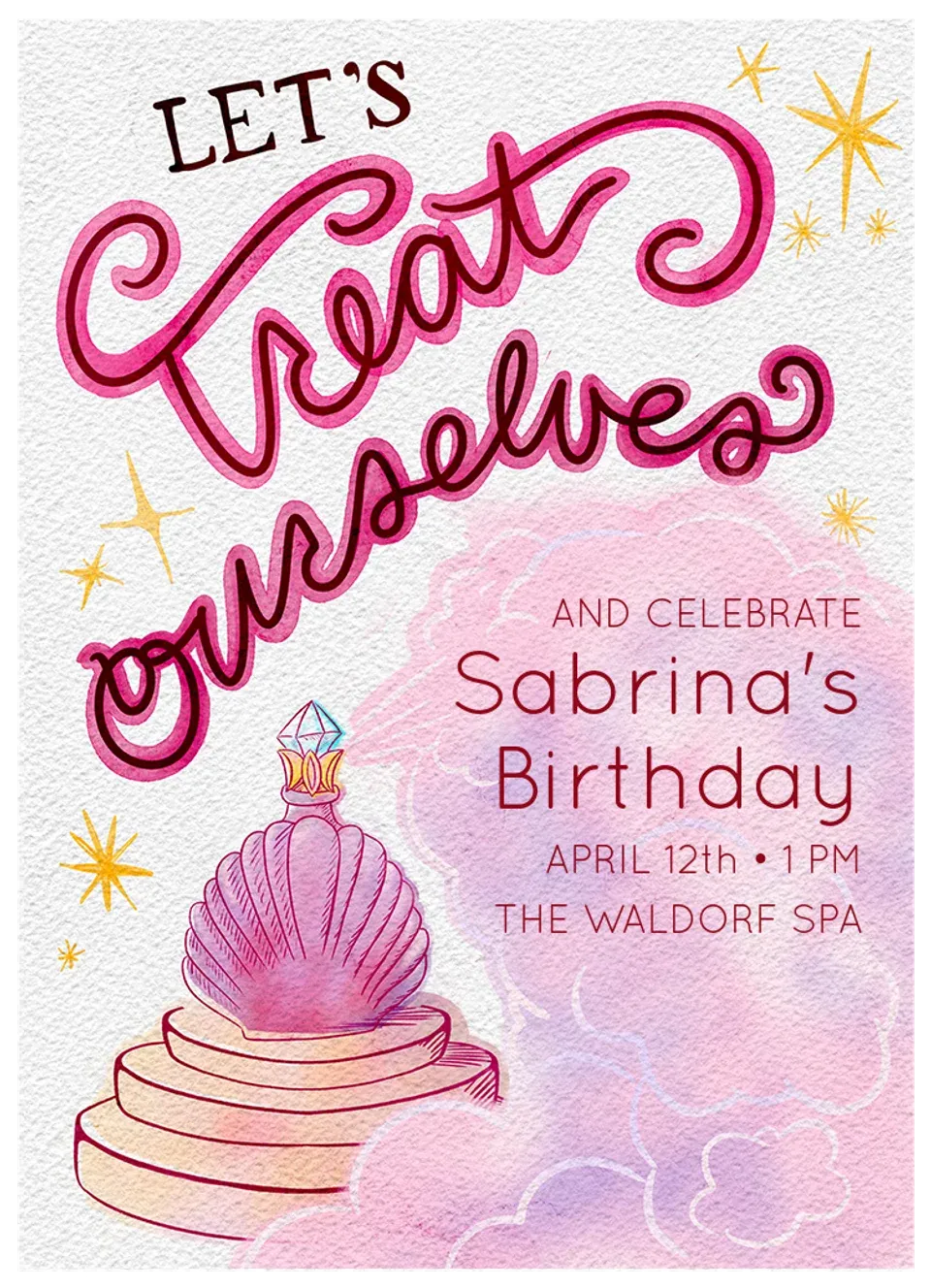 Birthday Spritz card