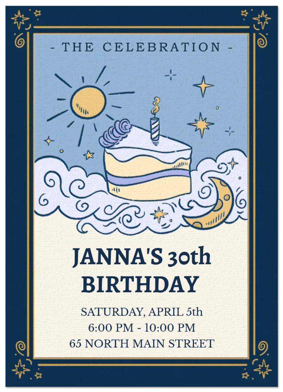 Tarot Birthday card