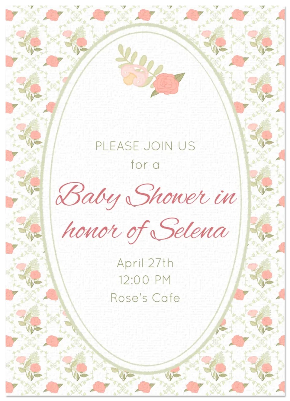 Delicate Baby Blooms card