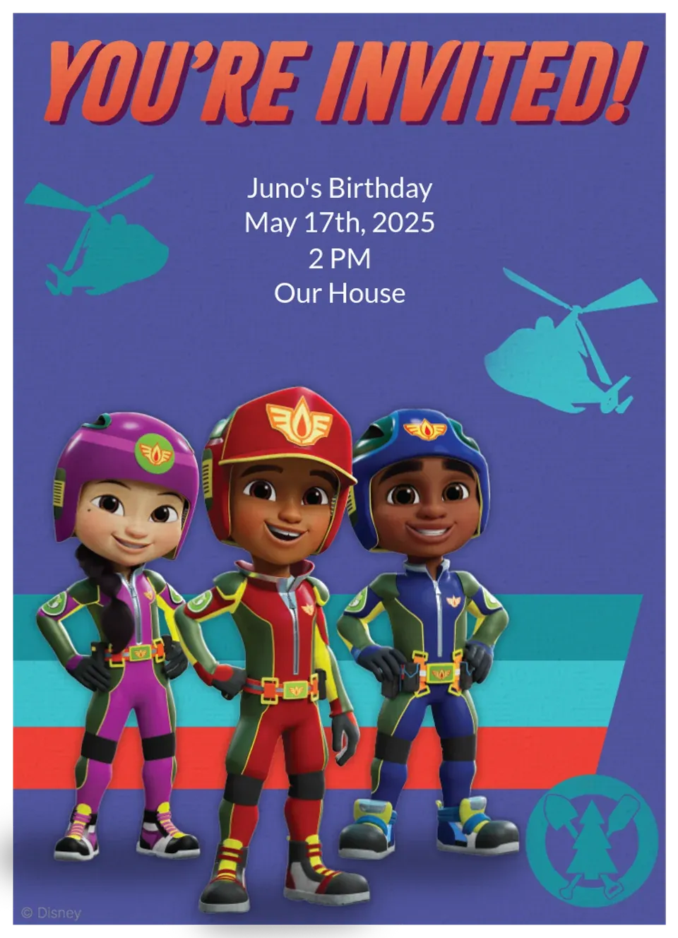 Firebuds Forest Rescue card