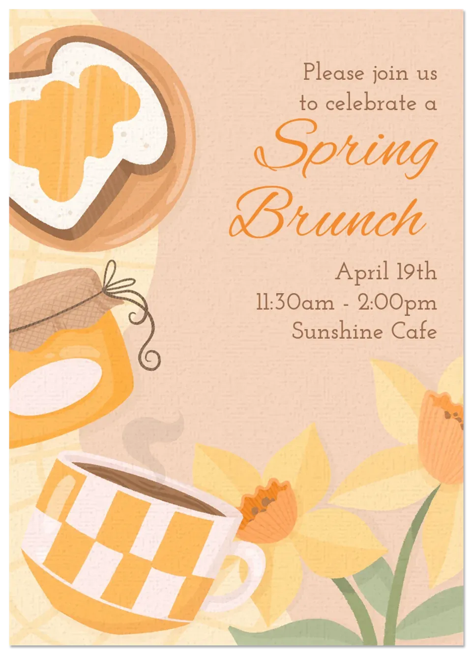 Cozy Brunch card