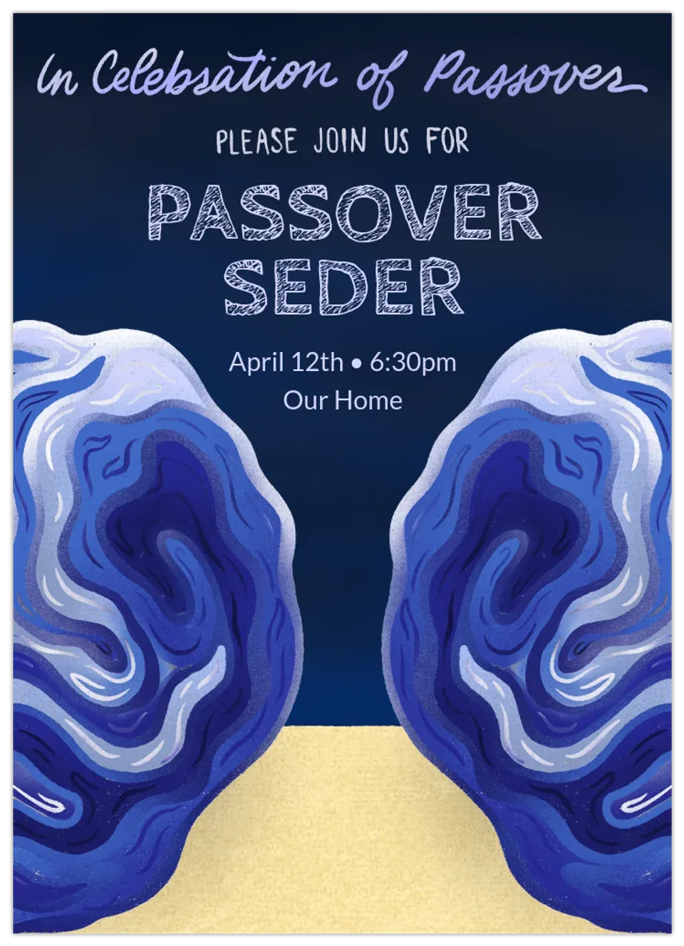Passover | Red Sea card