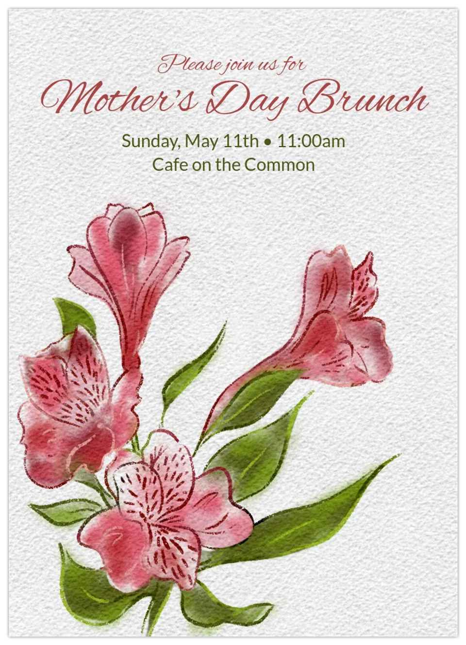 Mother's Day | Floral card