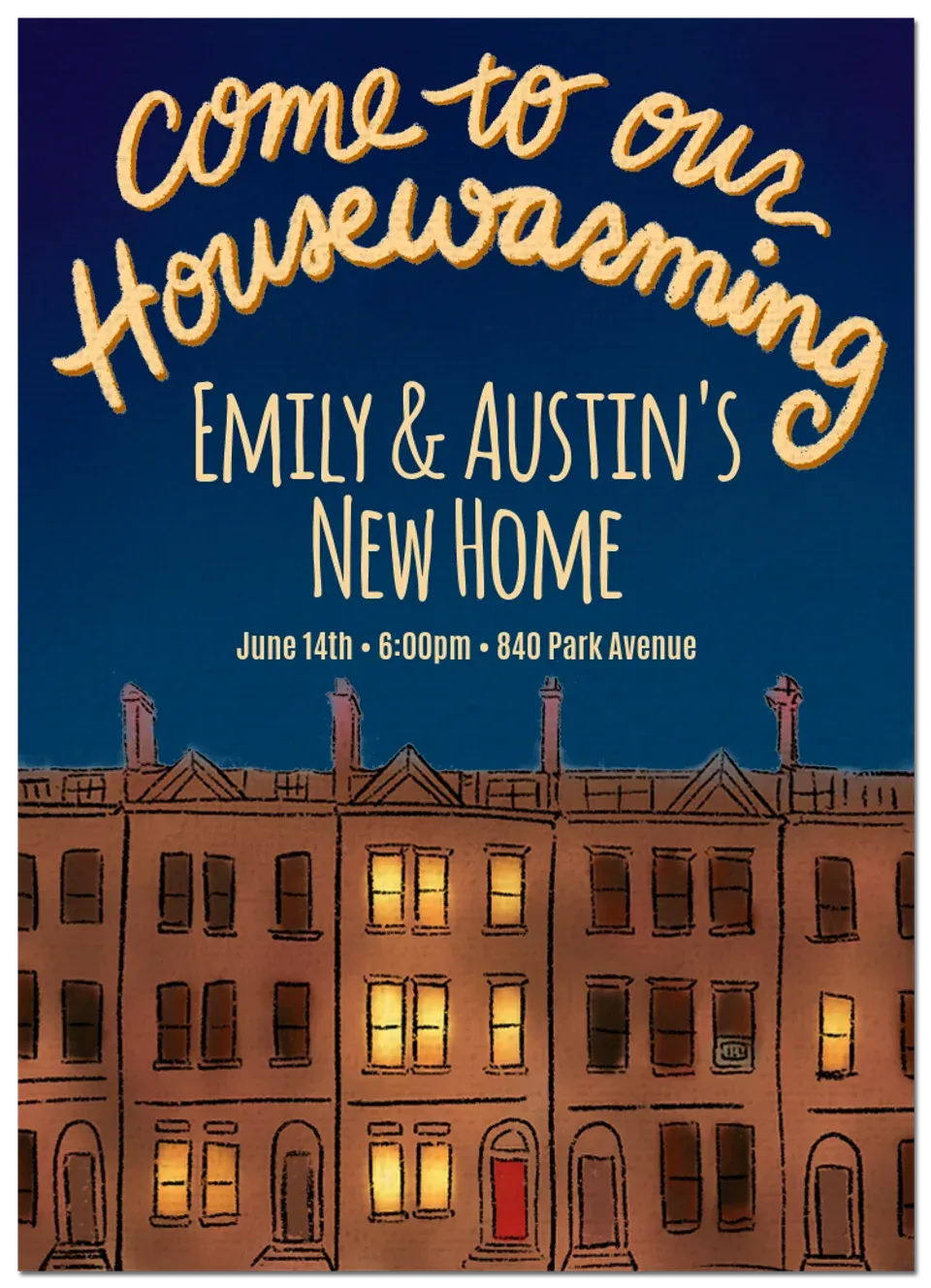 Housewarming | New City Life card