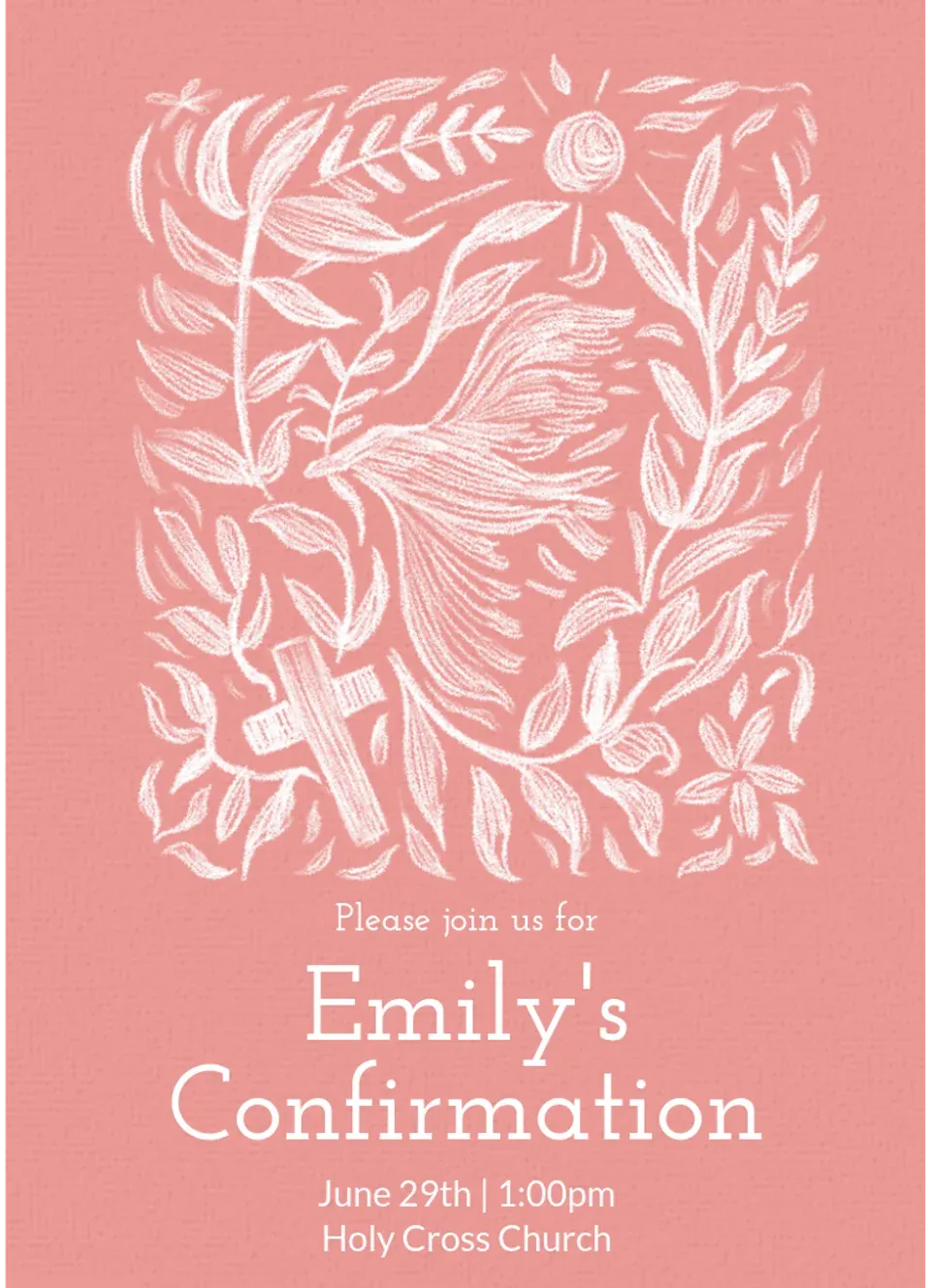 Folk Pattern Confirmation card