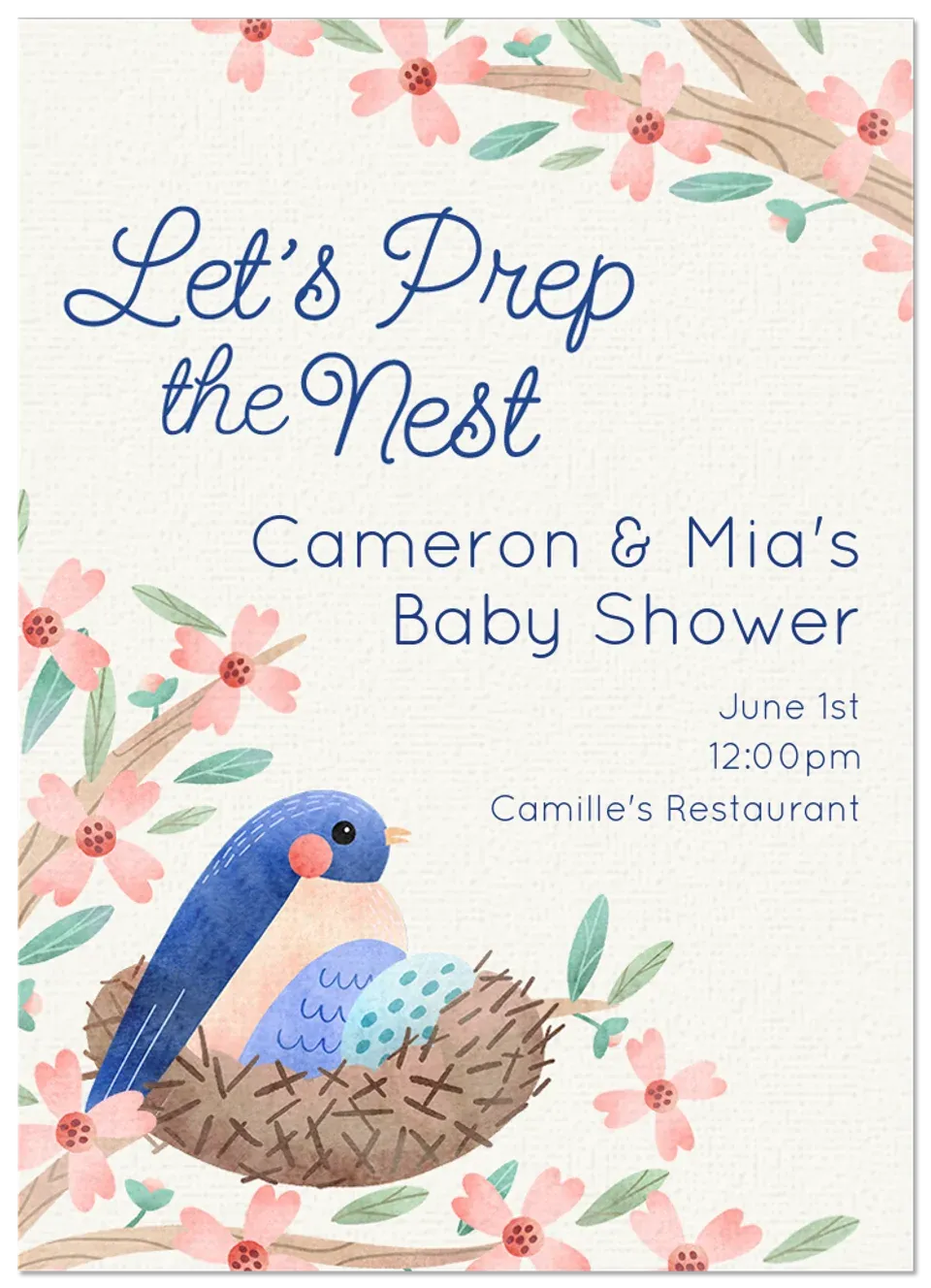 Let's Prep The Nest card