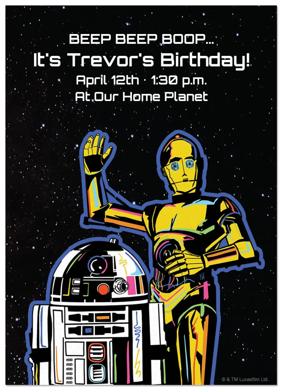 Star Wars | Cosmic Color card