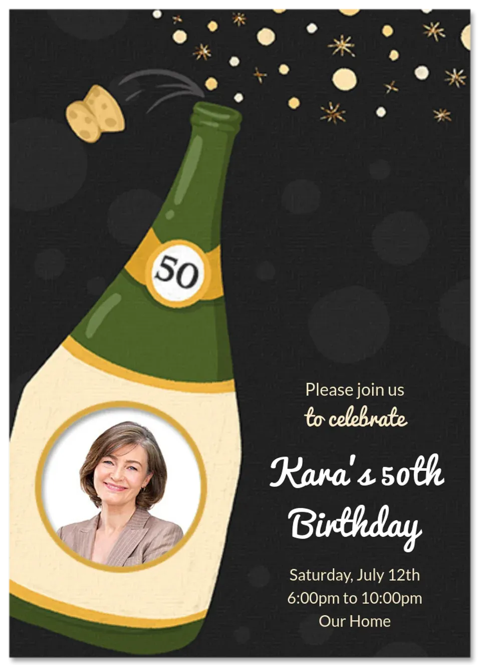 Milestone Champagne 50 card