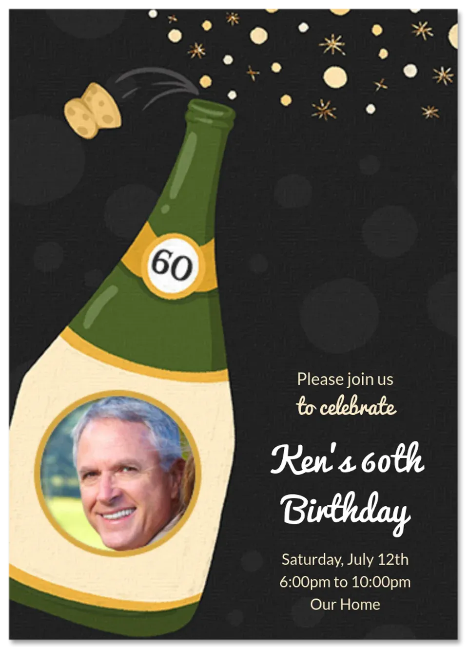 Milestone Champagne 60 card