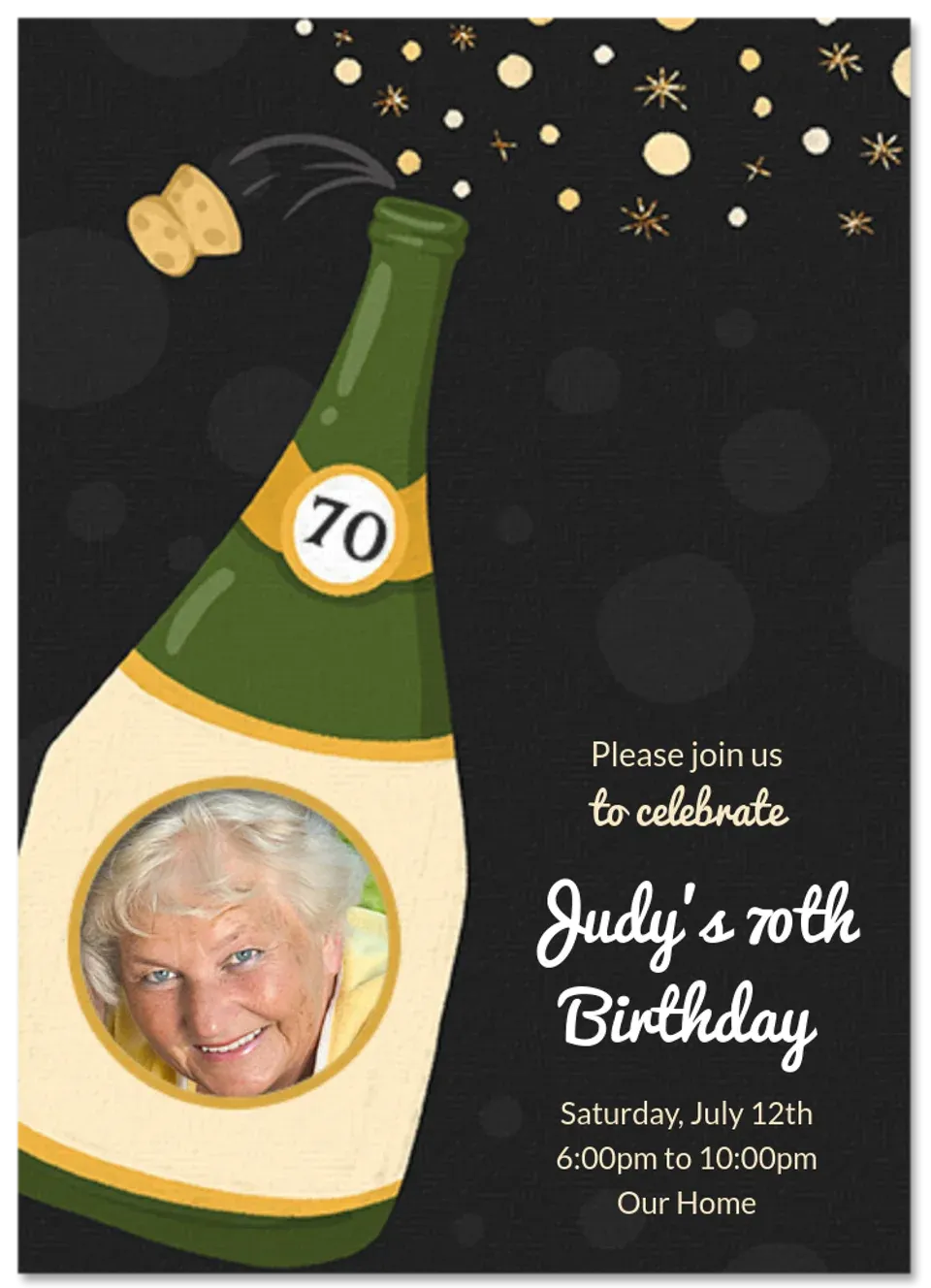 Milestone Champagne 70 card