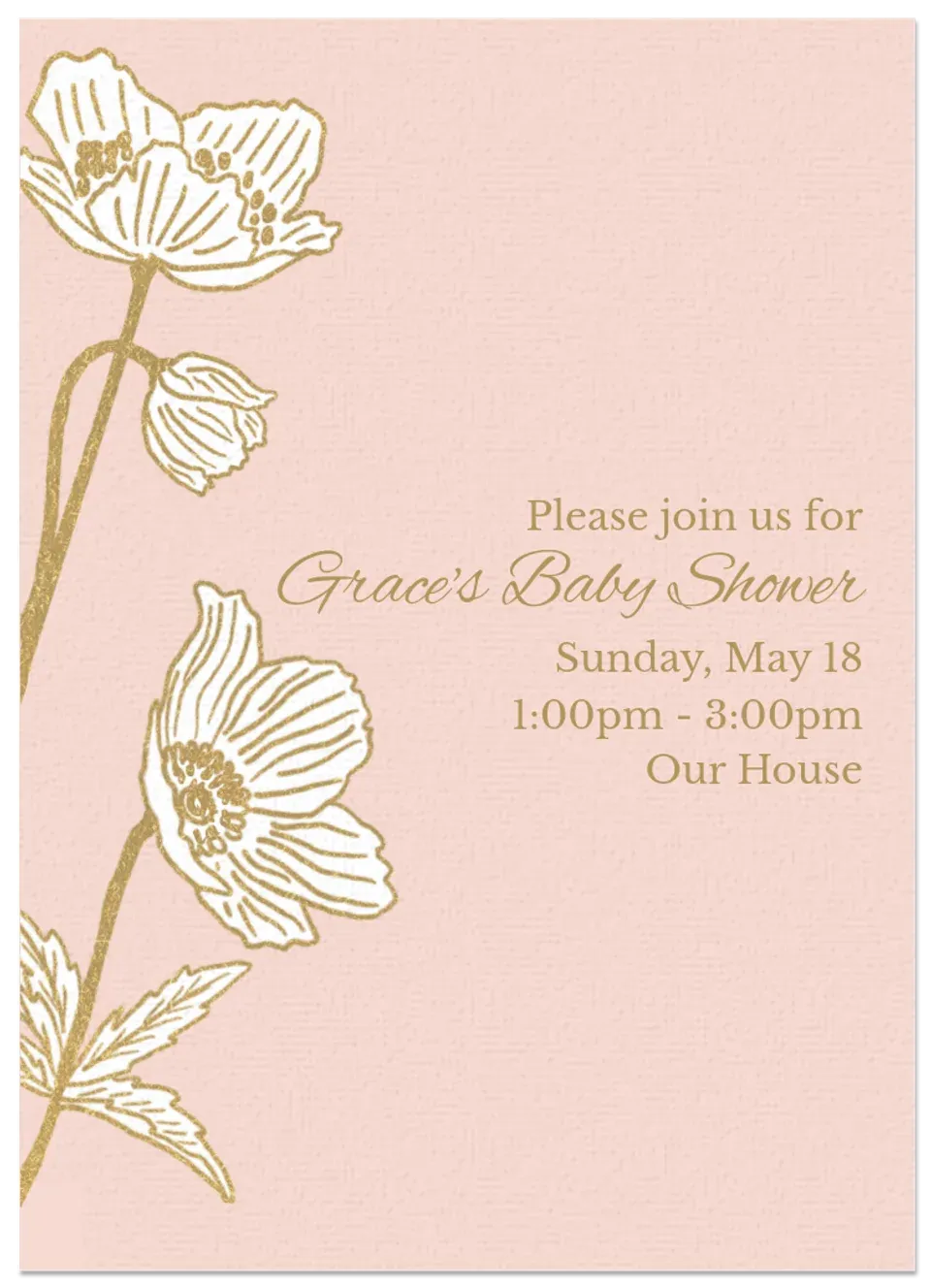 White Silhouette card