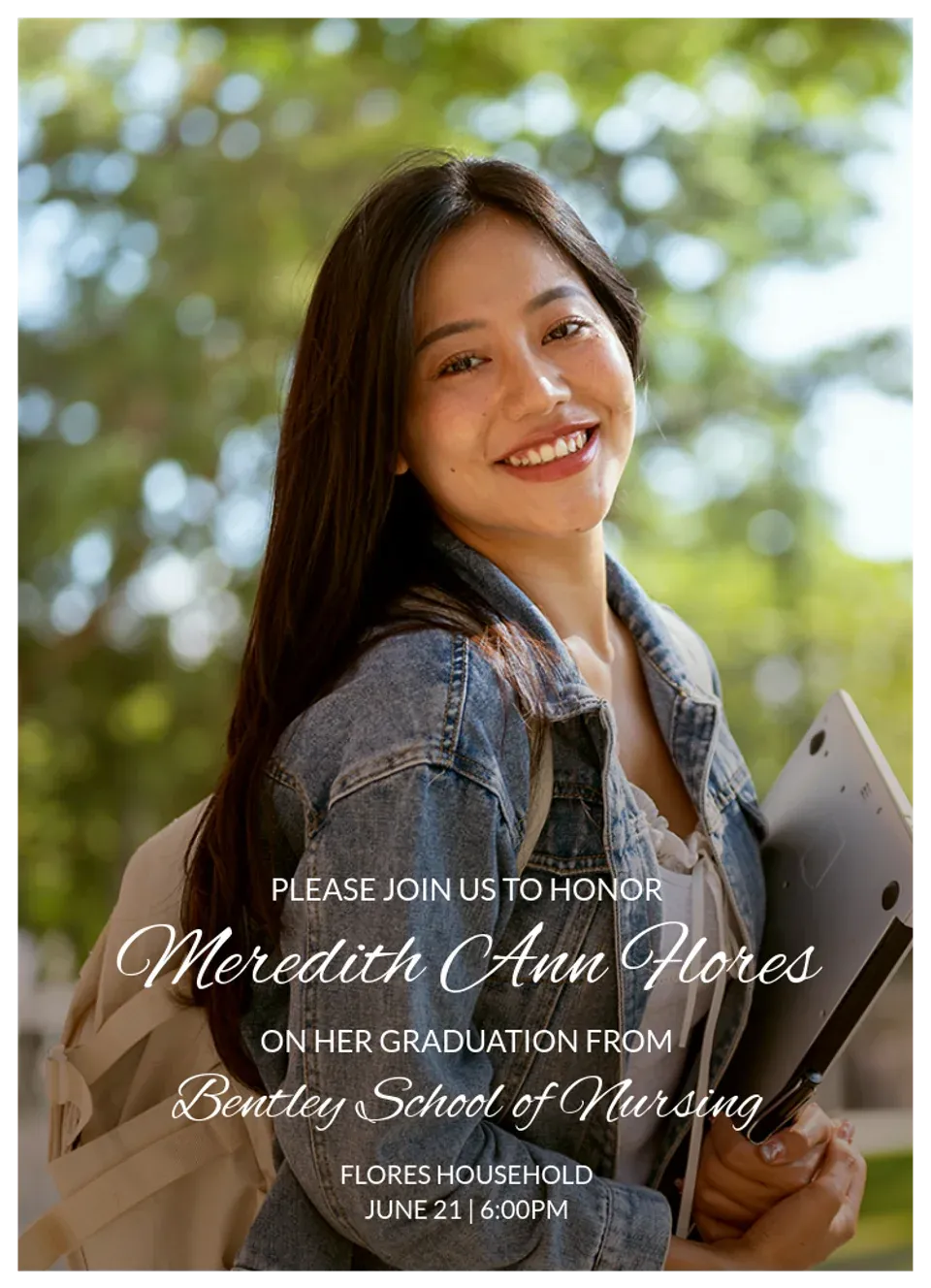 Graduation Full Photo card