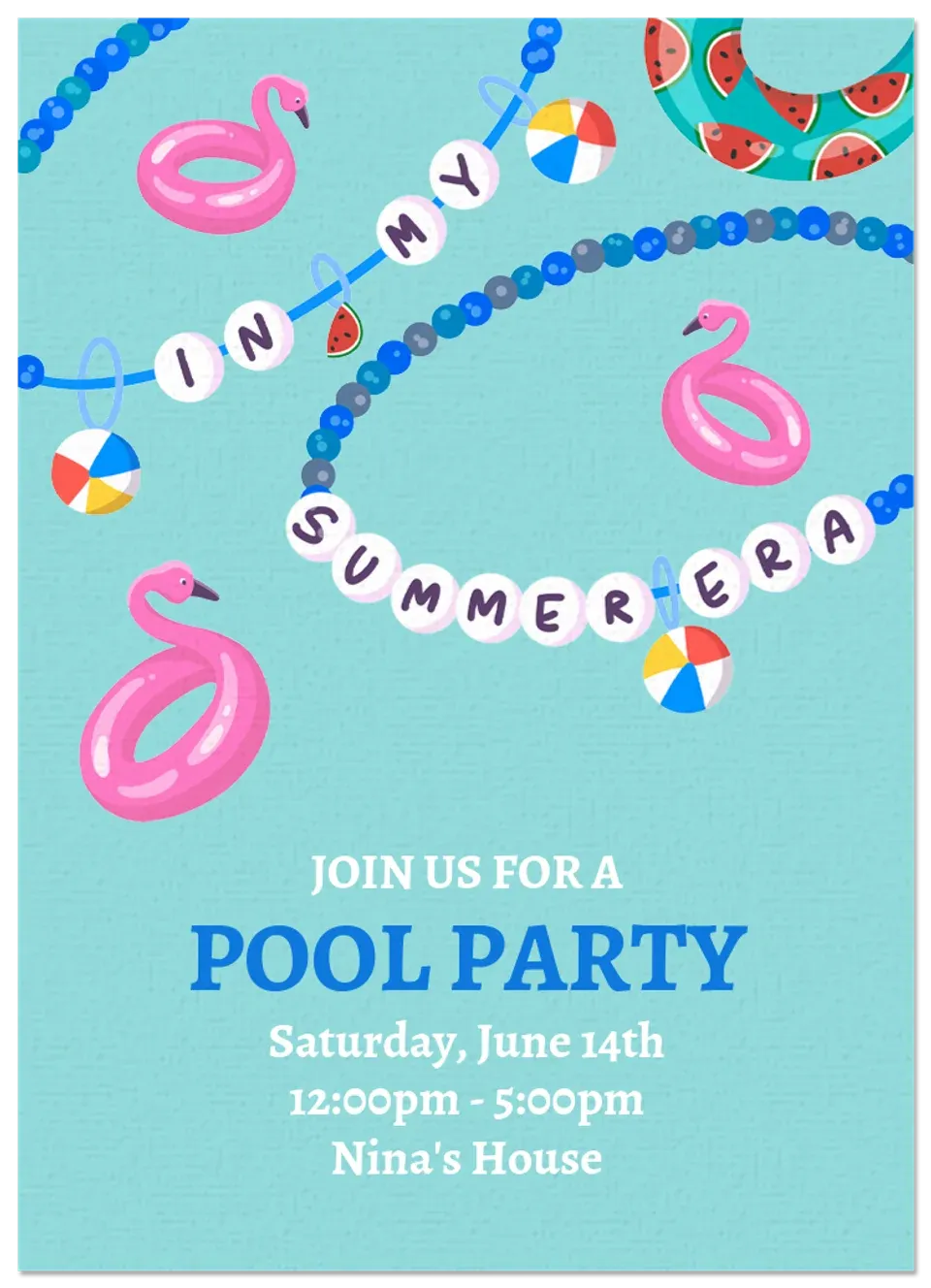 Pool Party Era card