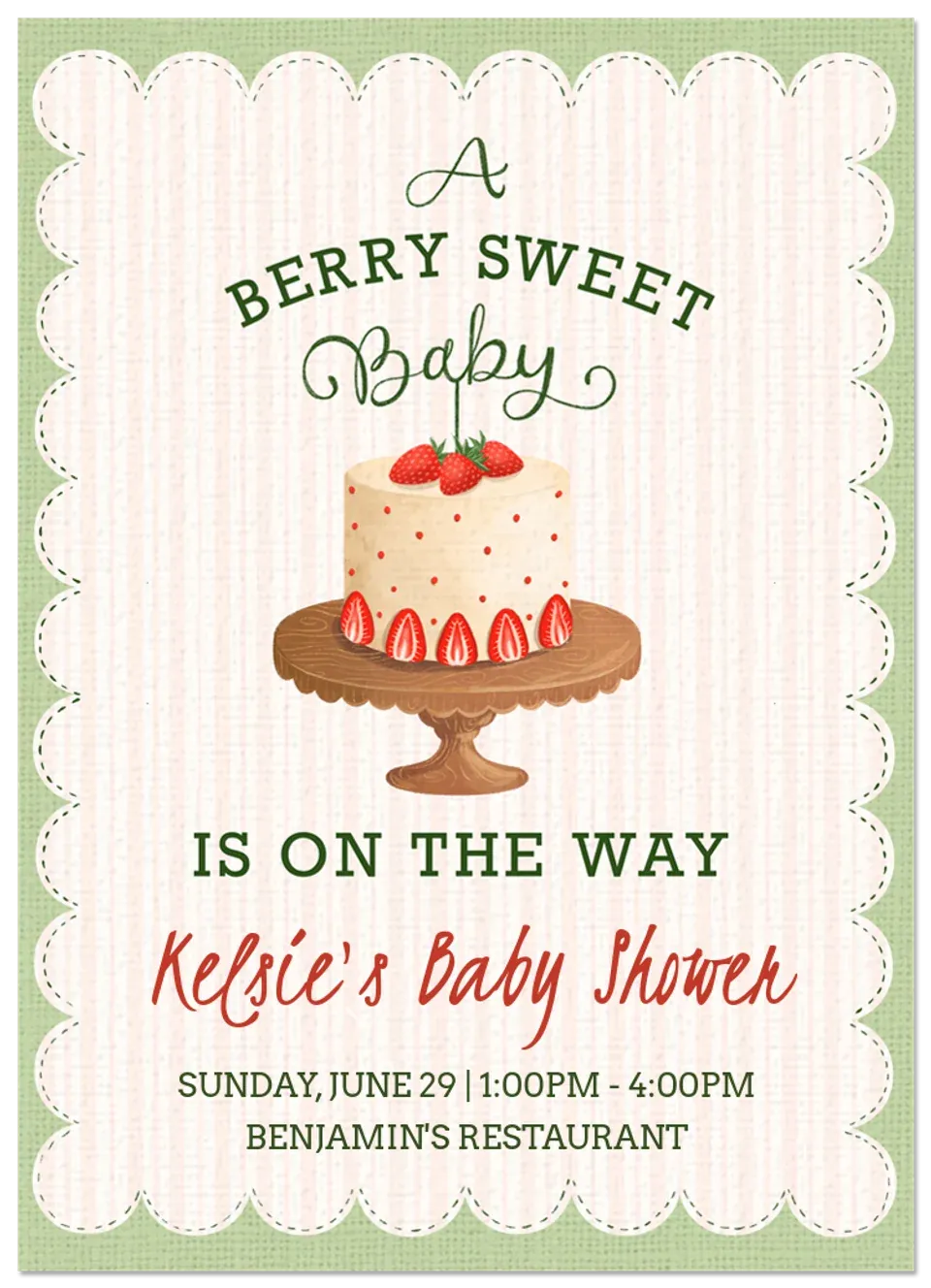 Berry Baby card